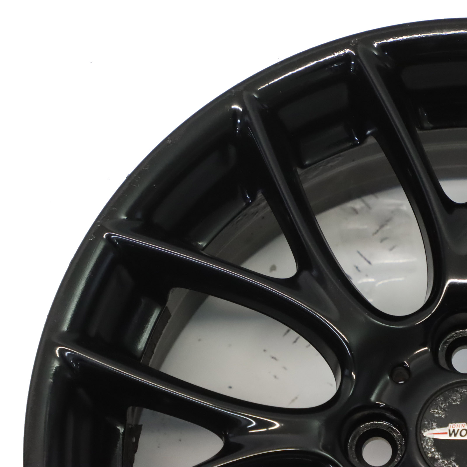 Mini Cooper R55 R56 Black Wheel Alloy Rim 17" ET:48 7J Cross Spoke Challenge