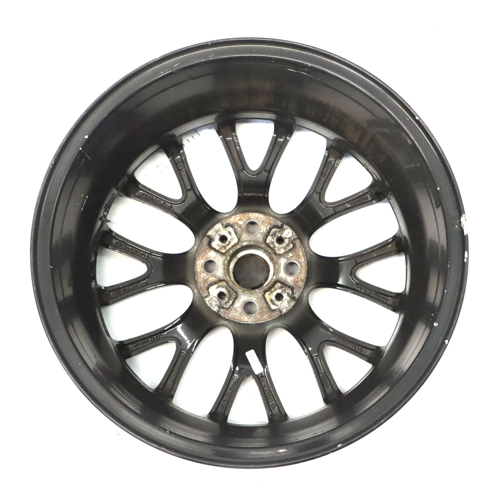 Mini Cooper R55 R56 Black Wheel Alloy Rim 17" ET:48 7J Cross Spoke Challenge