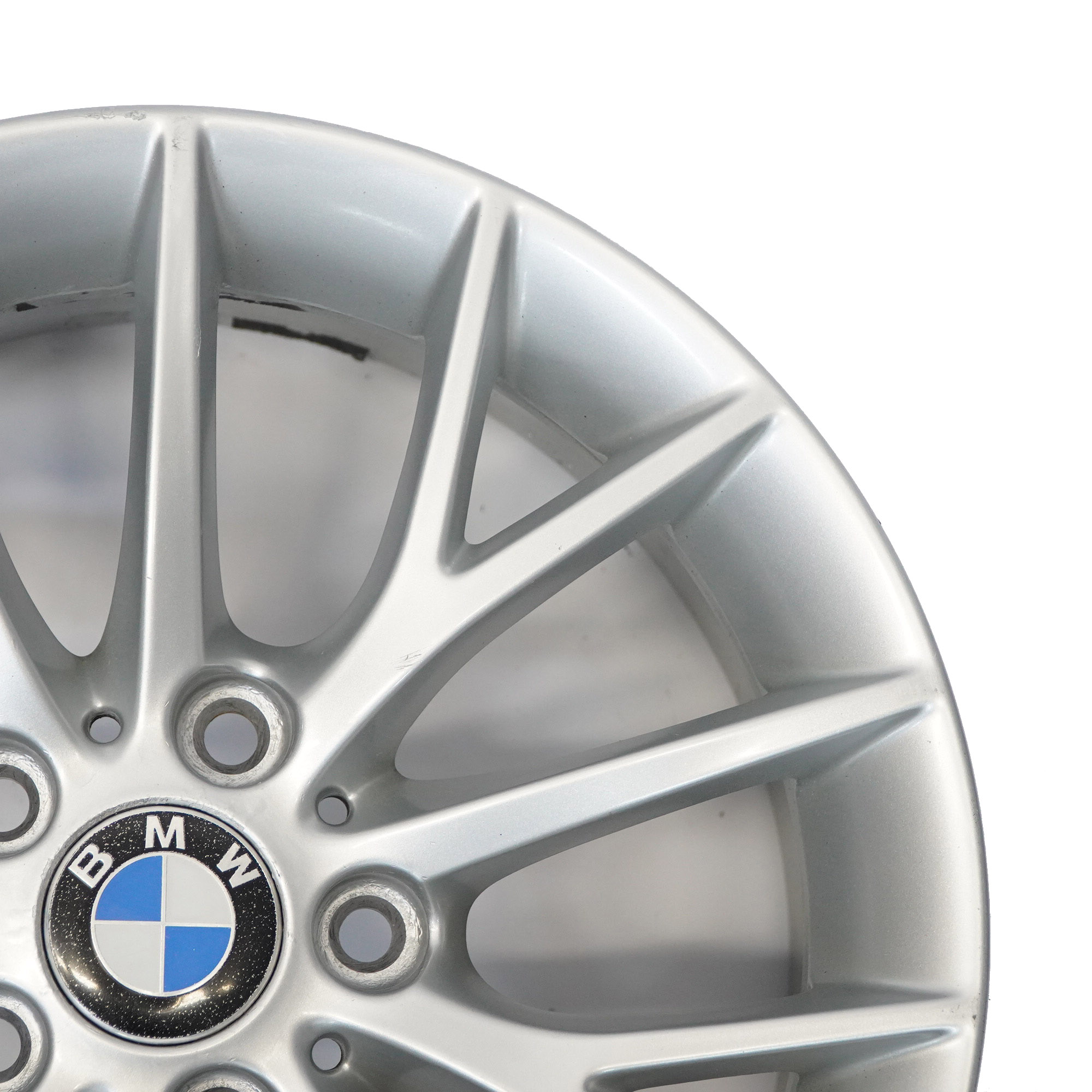 BMW F20 F21 F22 F23 Silver Wheel Alloy Rim 17" 7J ET:40 Y-Spoke 380 6796205