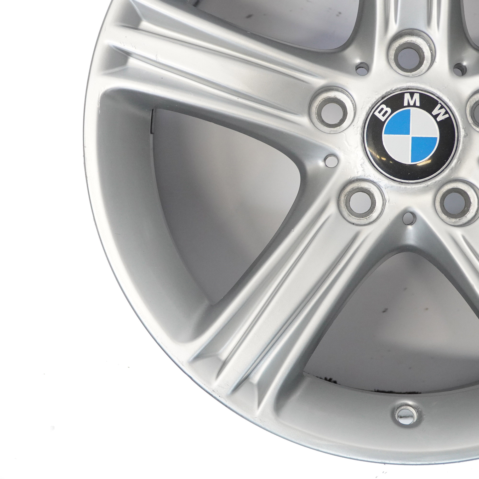 BMW F30 F31 F32 Silver Alloy Wheel Rim 17" Star Spoke 393 7,5J ET:37 6796242