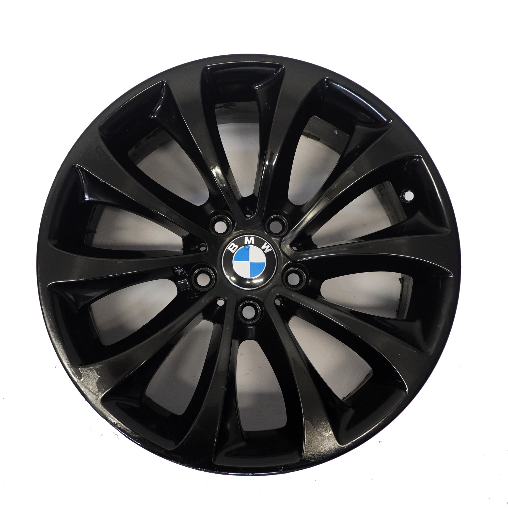 BMW F10 F11 F12 Black Wheel Alloy RIm 18" 8J ET:30 Turbine Style 6857665