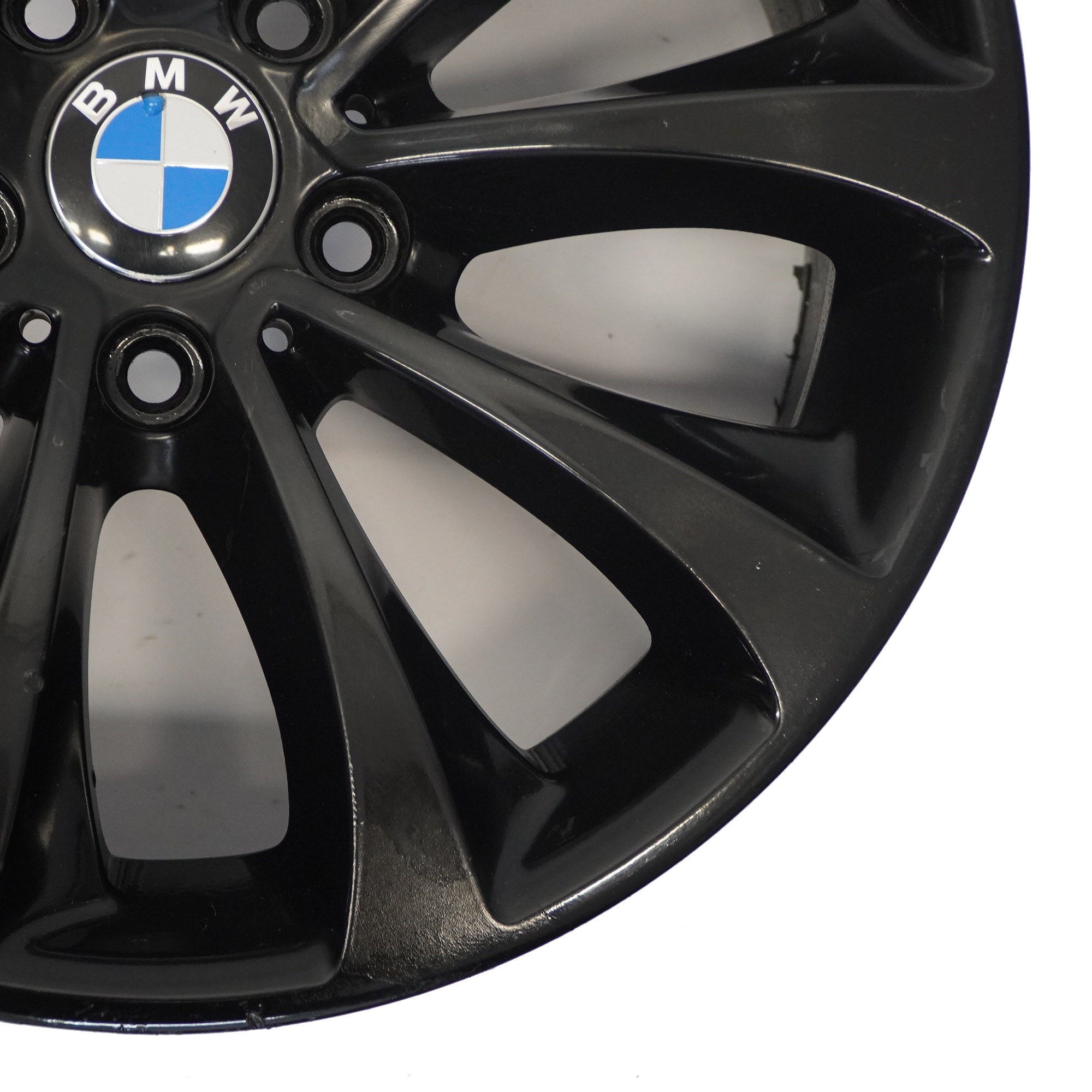 BMW F10 F11 F12 Black Wheel Alloy RIm 18" 8J ET:30 Turbine Style 6857665