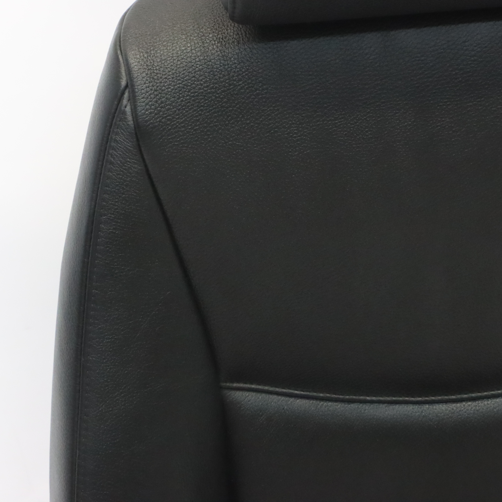 BMW 3 Series E90 E91 Black Leather Interior Front Right O/S Side Seat