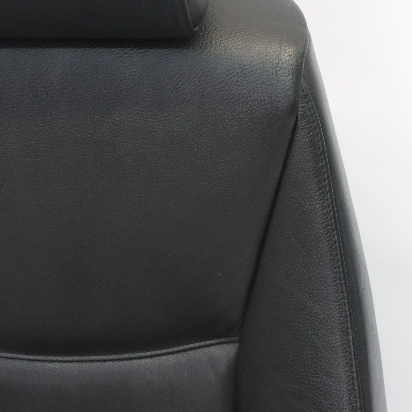 BMW 3 Series E90 E91 Black Leather Interior Front Right O/S Side Seat