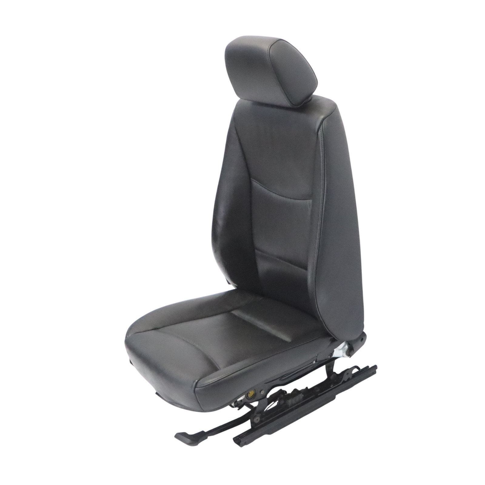 BMW 3 Series E90 E91 Black Leather Interior Front Right O/S Side Seat