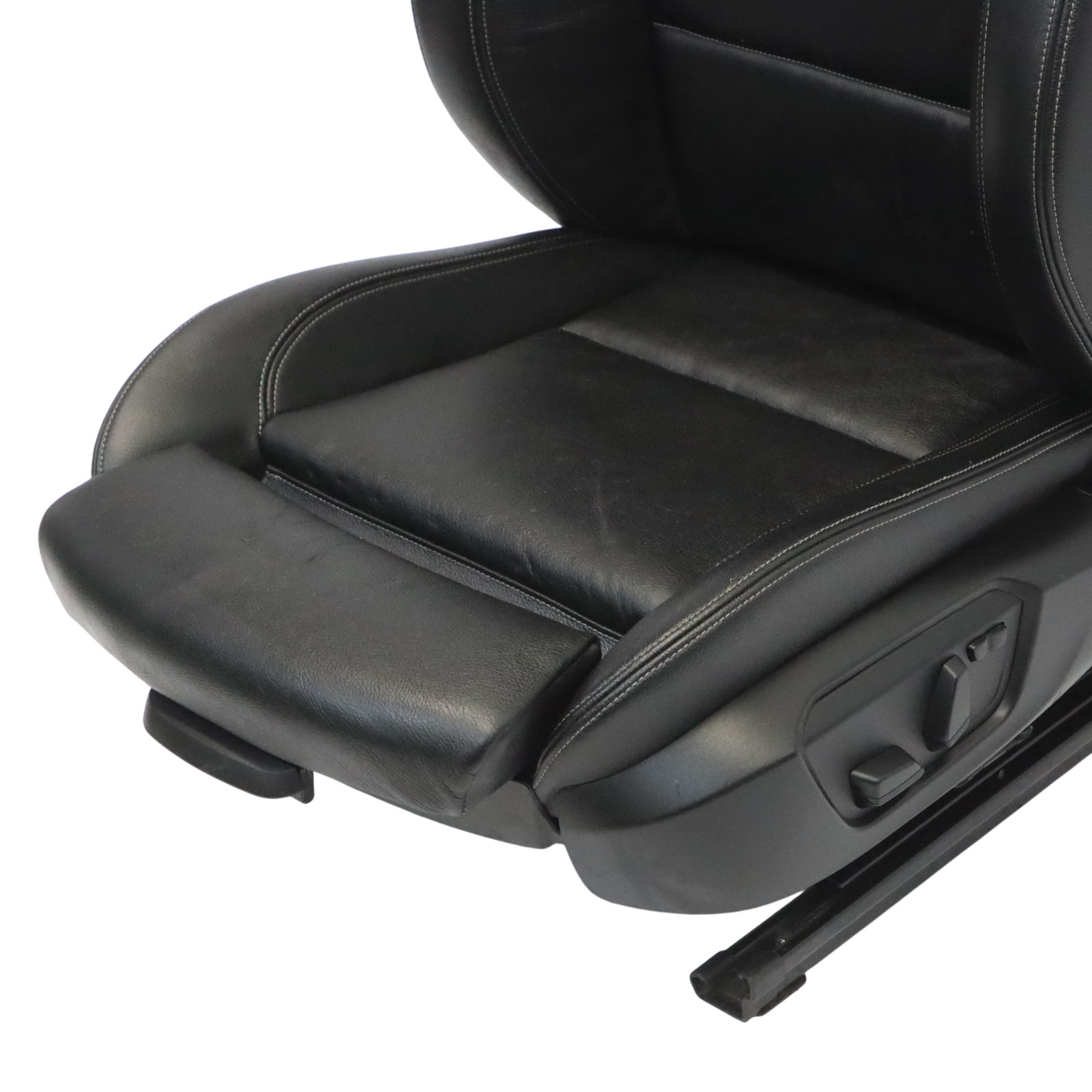 Front Sport Seat BMW X3 F25 X4 F26 Left N/S Memory Heated Leather Nevada Black