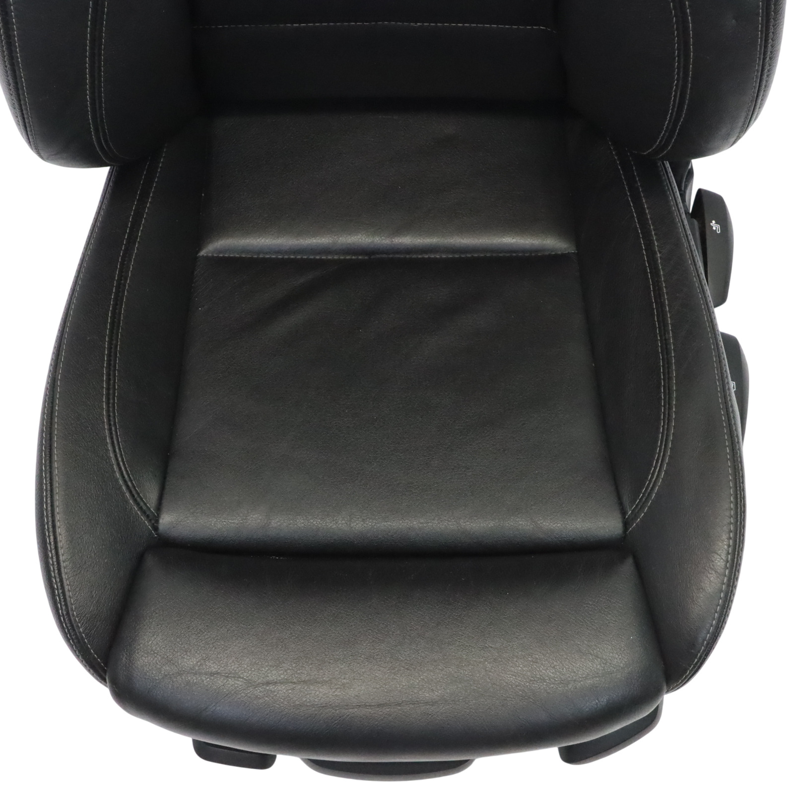 Front Sport Seat BMW X3 F25 X4 F26 Left N/S Heated Leather Nevada Black