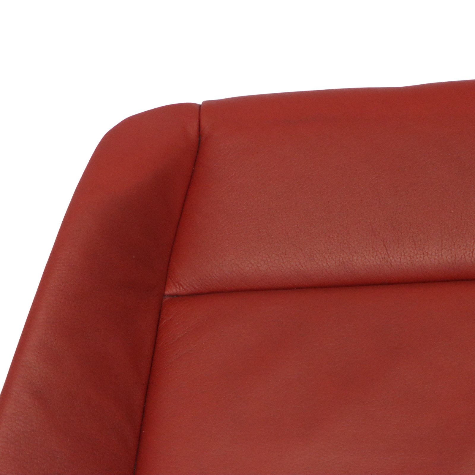 BMW E88 Rear Bench Seat Cover Back Sofa Cabrio Cloth Leather Boston Coral Red