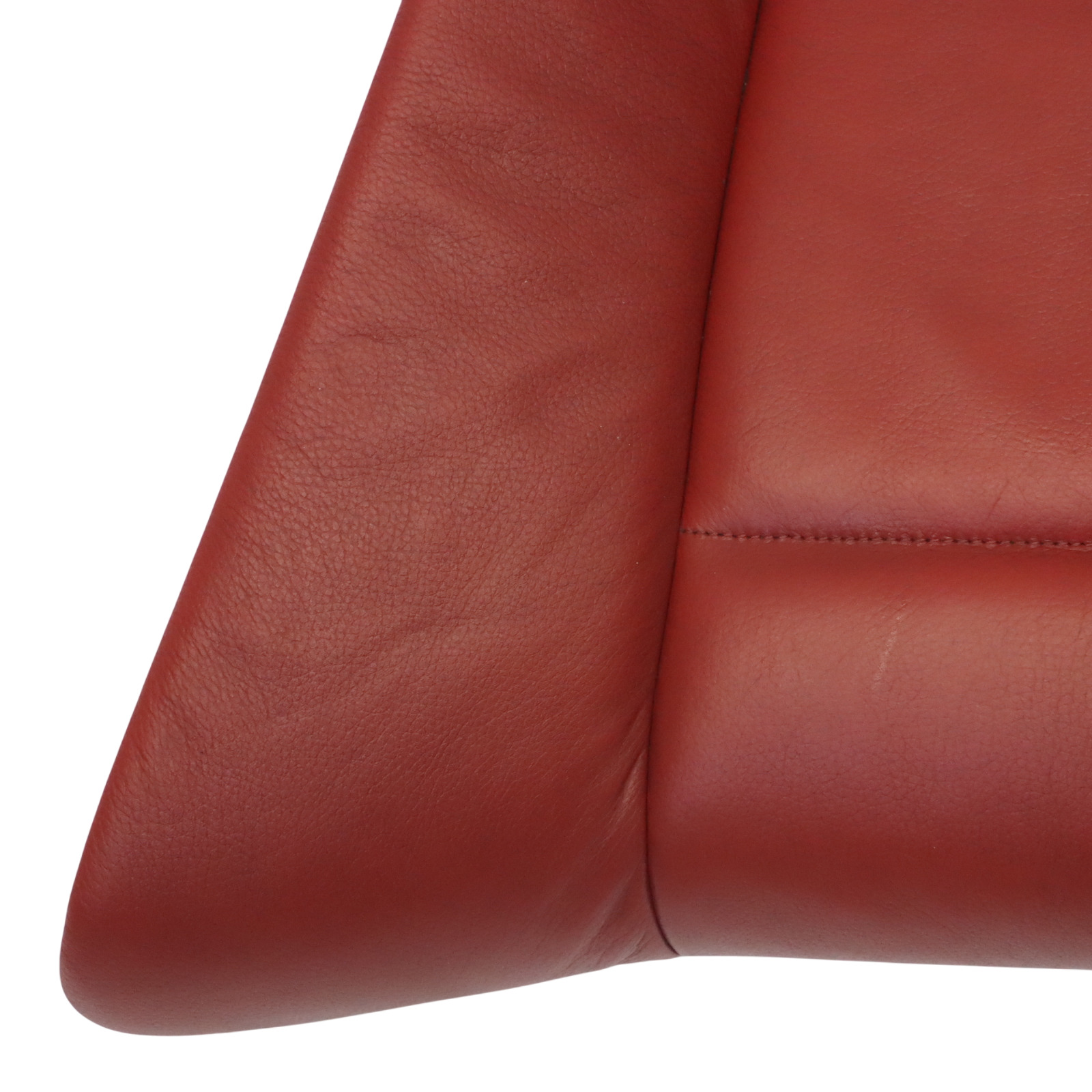 BMW E88 Rear Bench Seat Cover Back Sofa Cabrio Cloth Leather Boston Coral Red