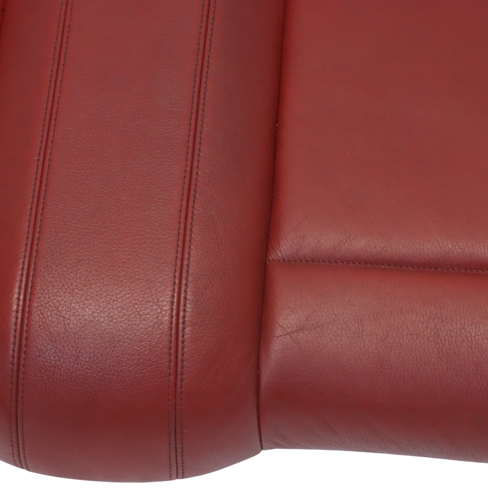 BMW E88 Rear Bench Seat Cover Back Sofa Cabrio Cloth Leather Boston Coral Red