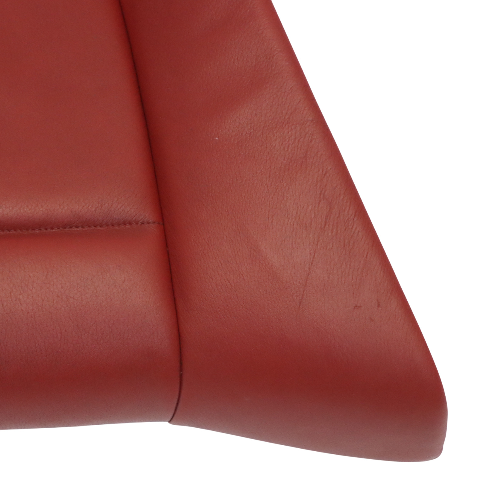 BMW E88 Rear Bench Seat Cover Back Sofa Cabrio Cloth Leather Boston Coral Red