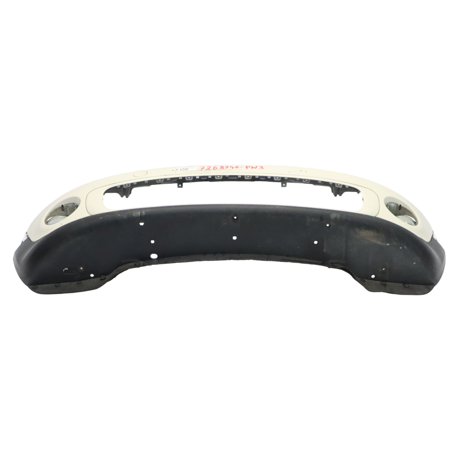 Mini Cooper R55 R56 LCI Front Bumper Trim Panel Pepper White - 850