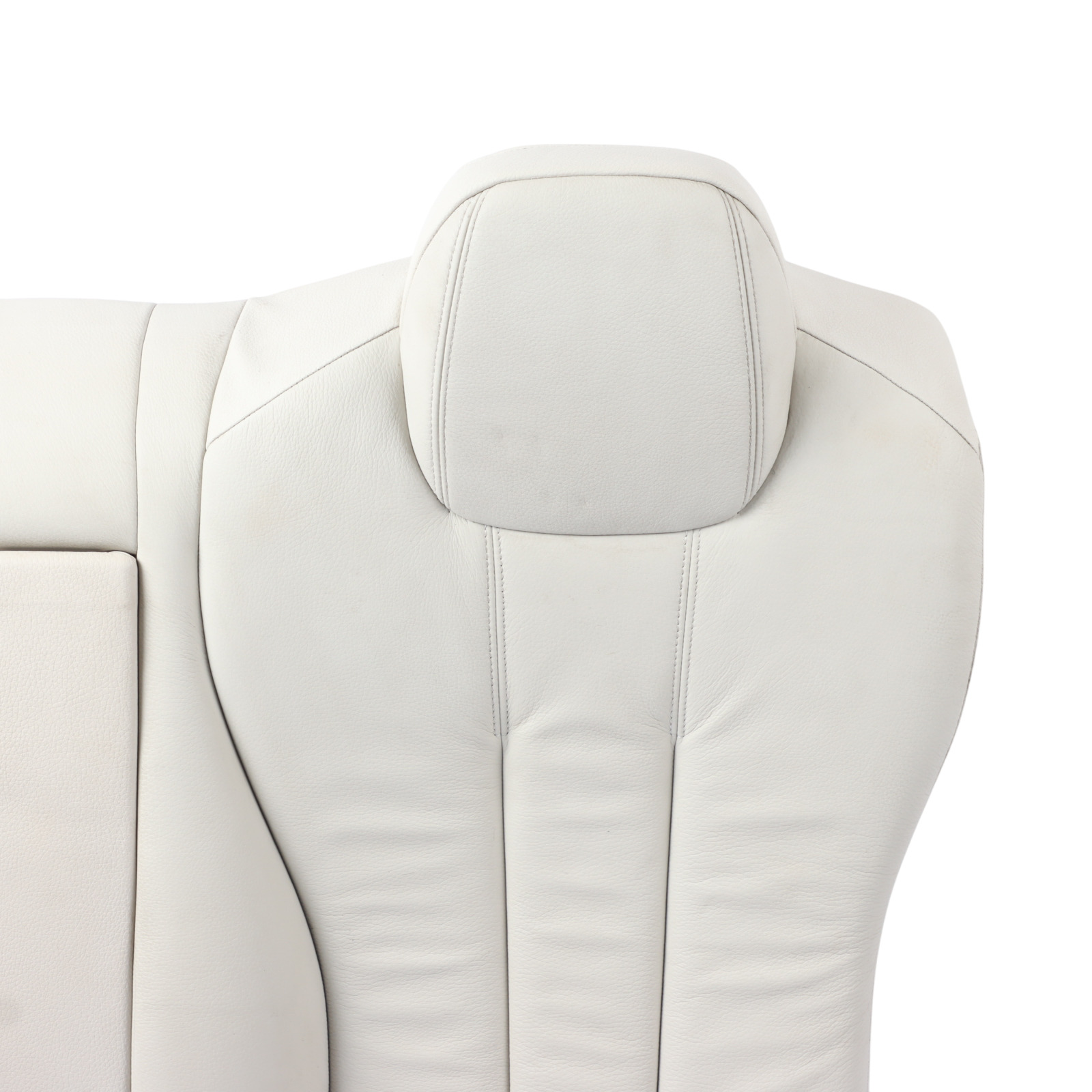 BMW F06 Gran Coupe Rear Seat Backrest Cover Leather Dakota Elfenbein White