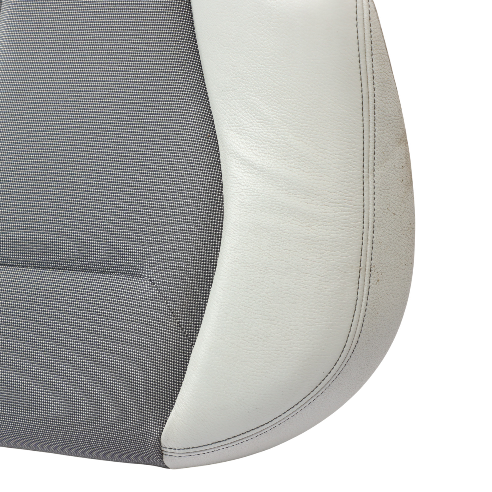 BMW F20 Rear Seat Bench Couch Sofa Cover Fabric Leather Metro Silver Pearl Grey