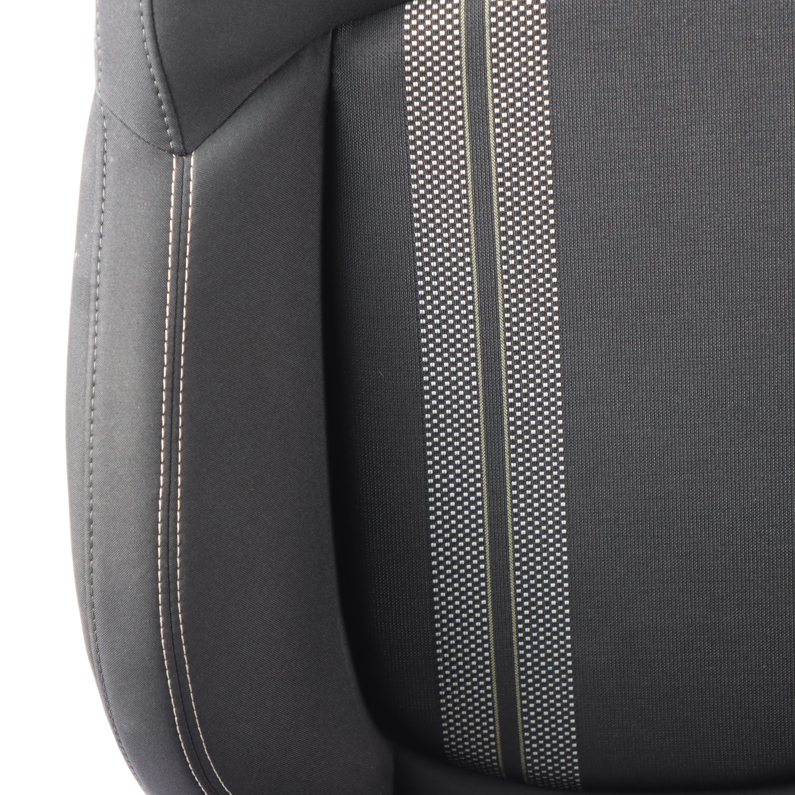 Mini Countryman F60 Sport Seat Front Left N/S Cloth Double Stripe Carbon Black