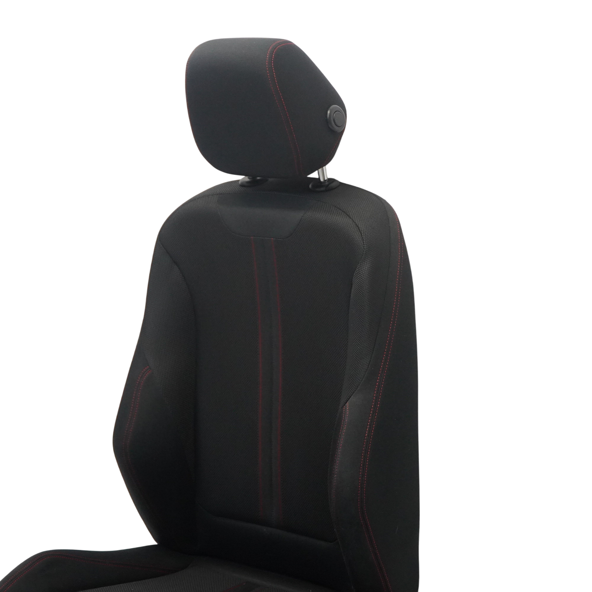 BMW F30 LCI Front Seat Sport Left N/S Fabric Cloth Anthracite Red 