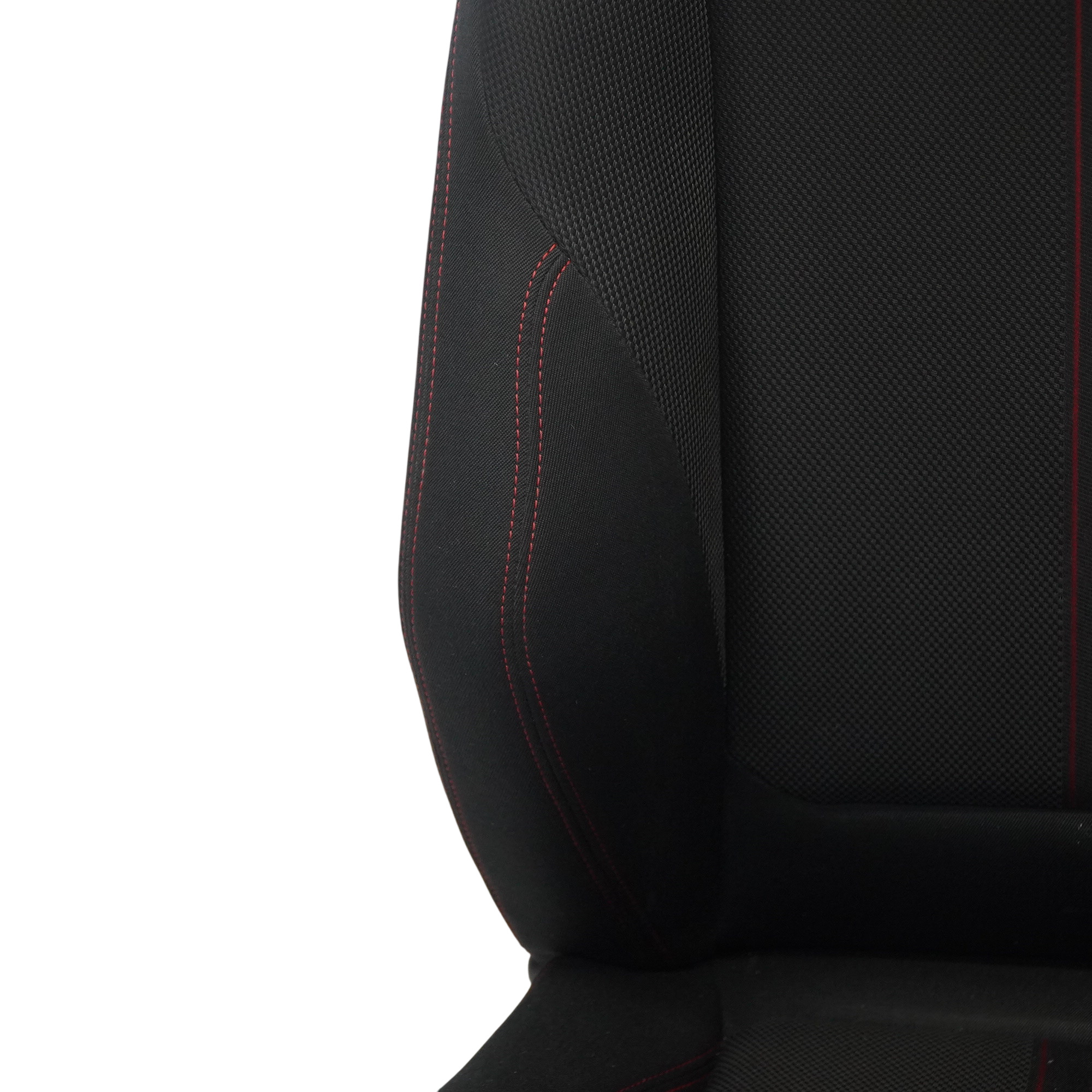 BMW F30 LCI Front Seat Sport Left N/S Fabric Cloth Anthracite Red 