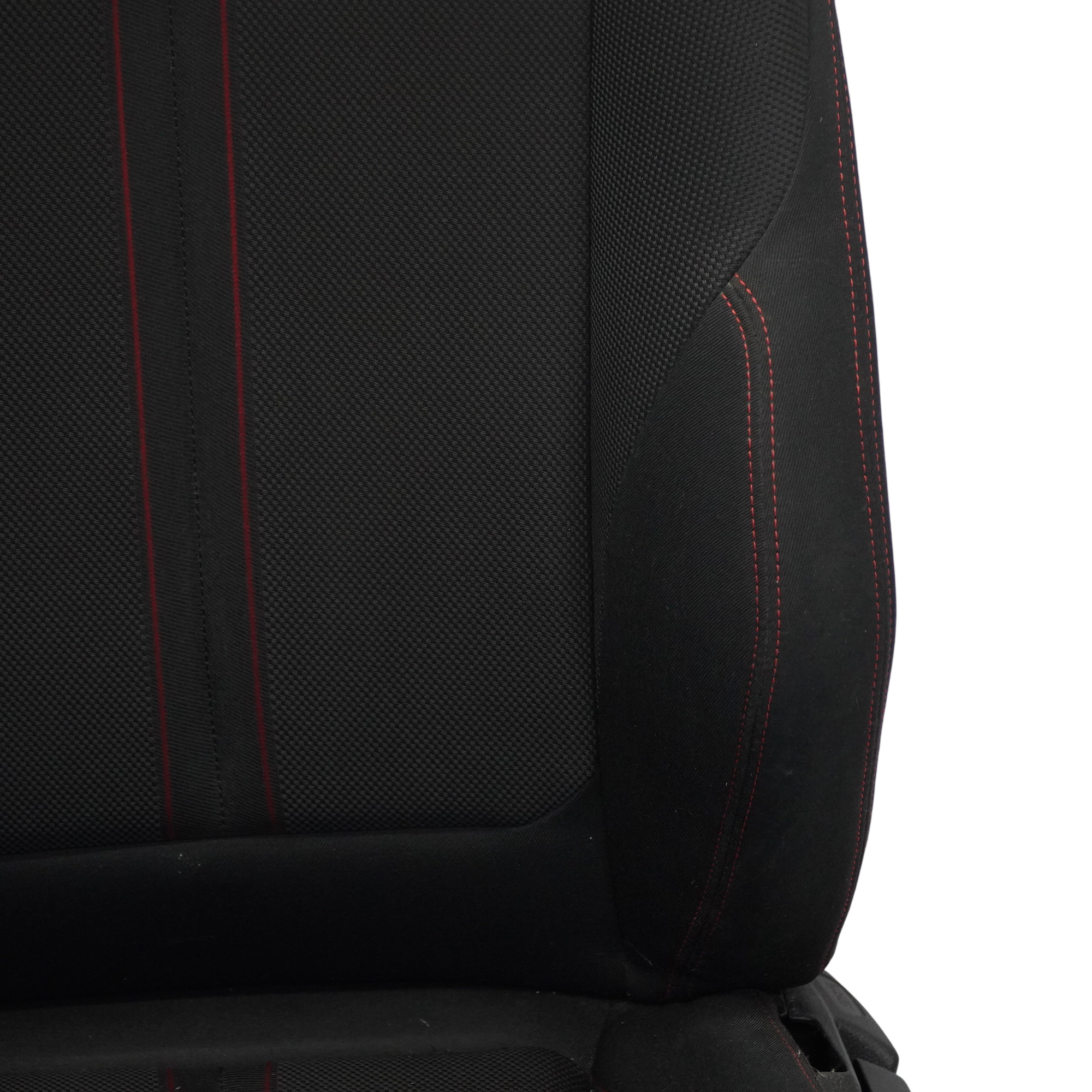 BMW F30 LCI Front Seat Sport Left N/S Fabric Cloth Anthracite Red 