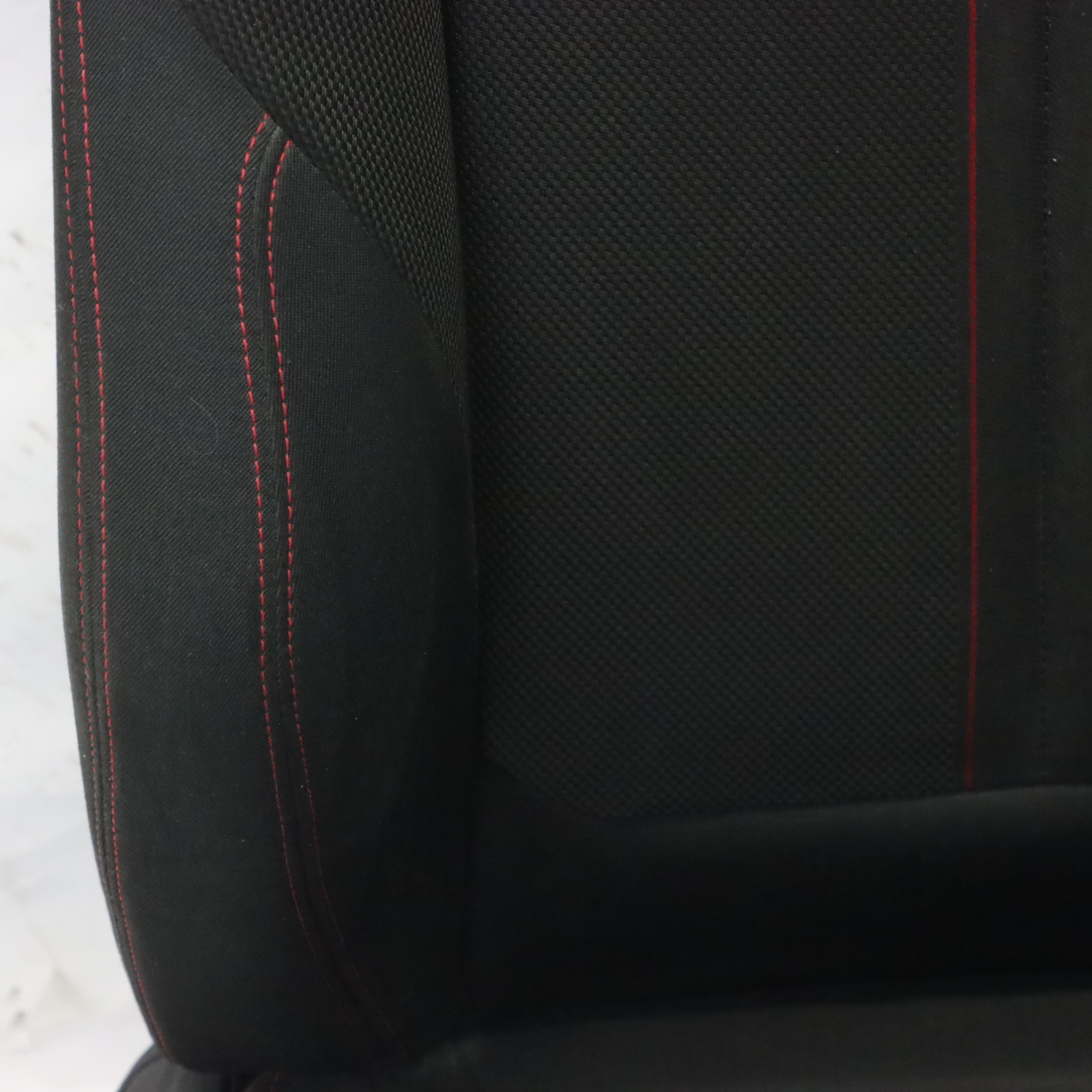 BMW F30 LCI Front Seat Sport Right O/S Fabric Cloth Anthrazit Red