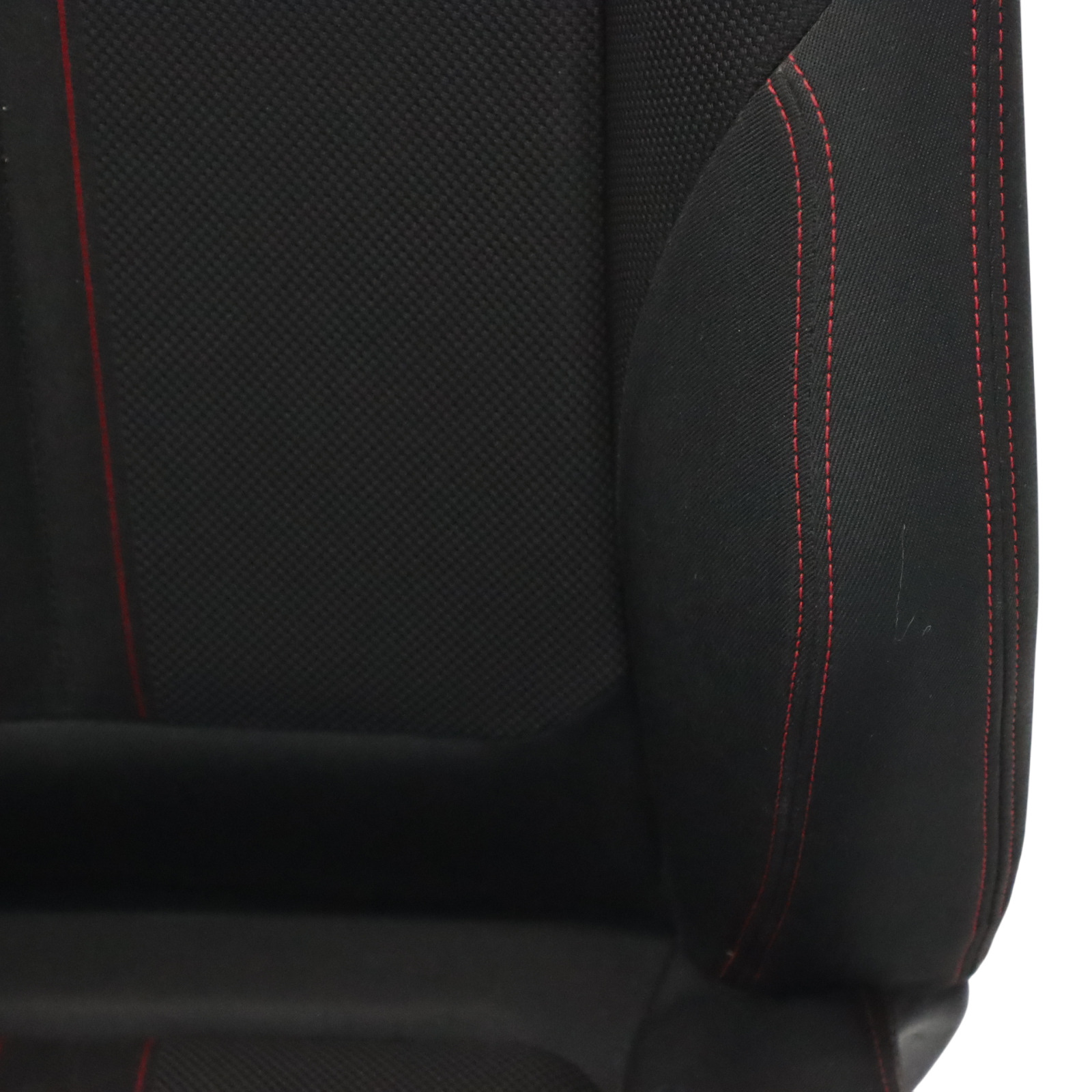 BMW F30 LCI Front Seat Sport Right O/S Fabric Cloth Anthrazit Red