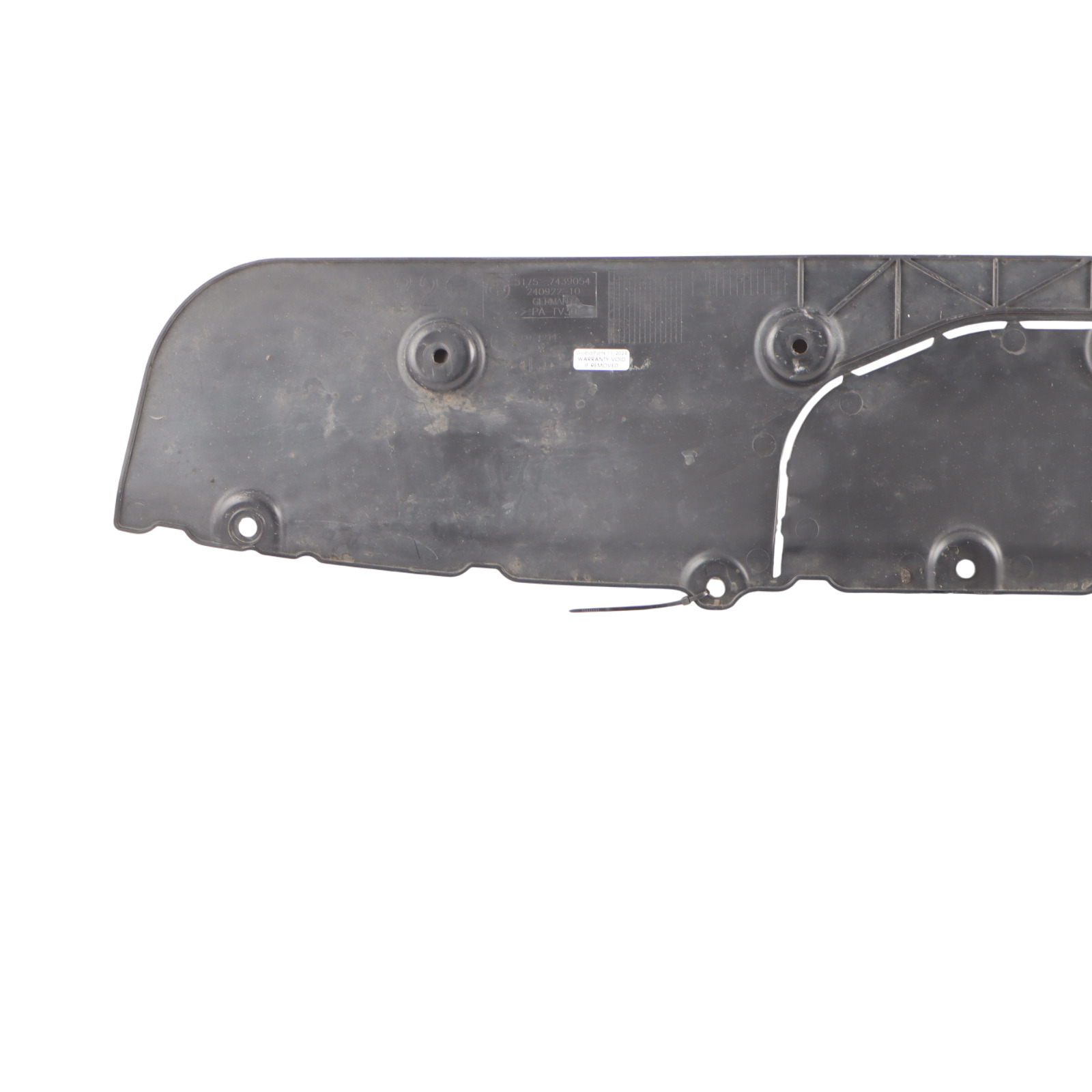 BMW G32 GT Rear Left N/S Underbody Paneling Trim Cover 7439054