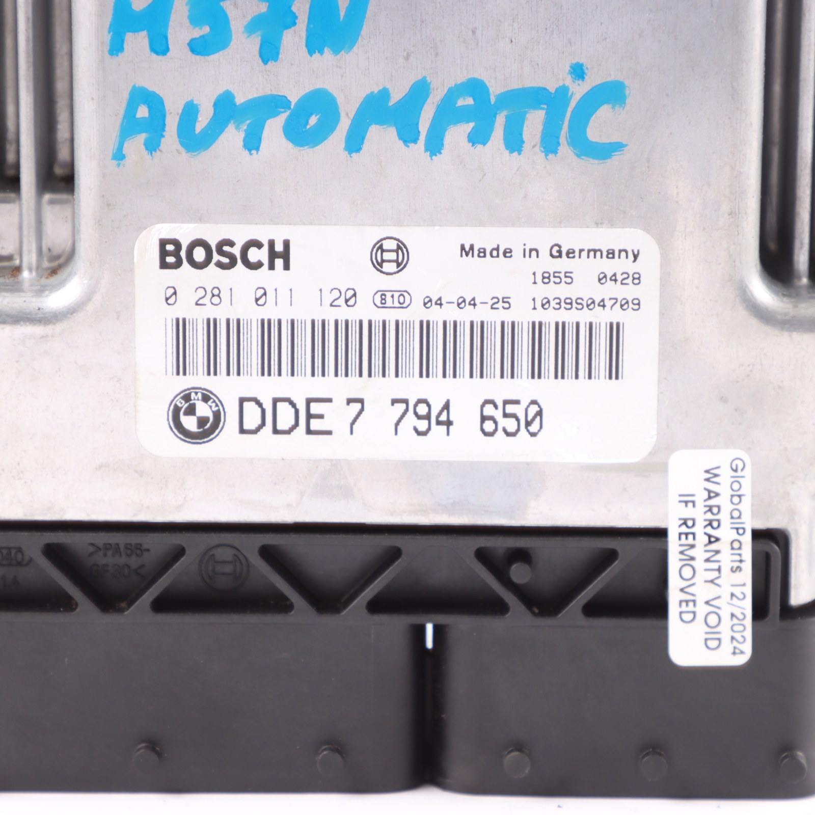 BMW E60 E61 530d Diesel M57N 218HP Engine Control Unit ECU DDE 7794650 Automatic