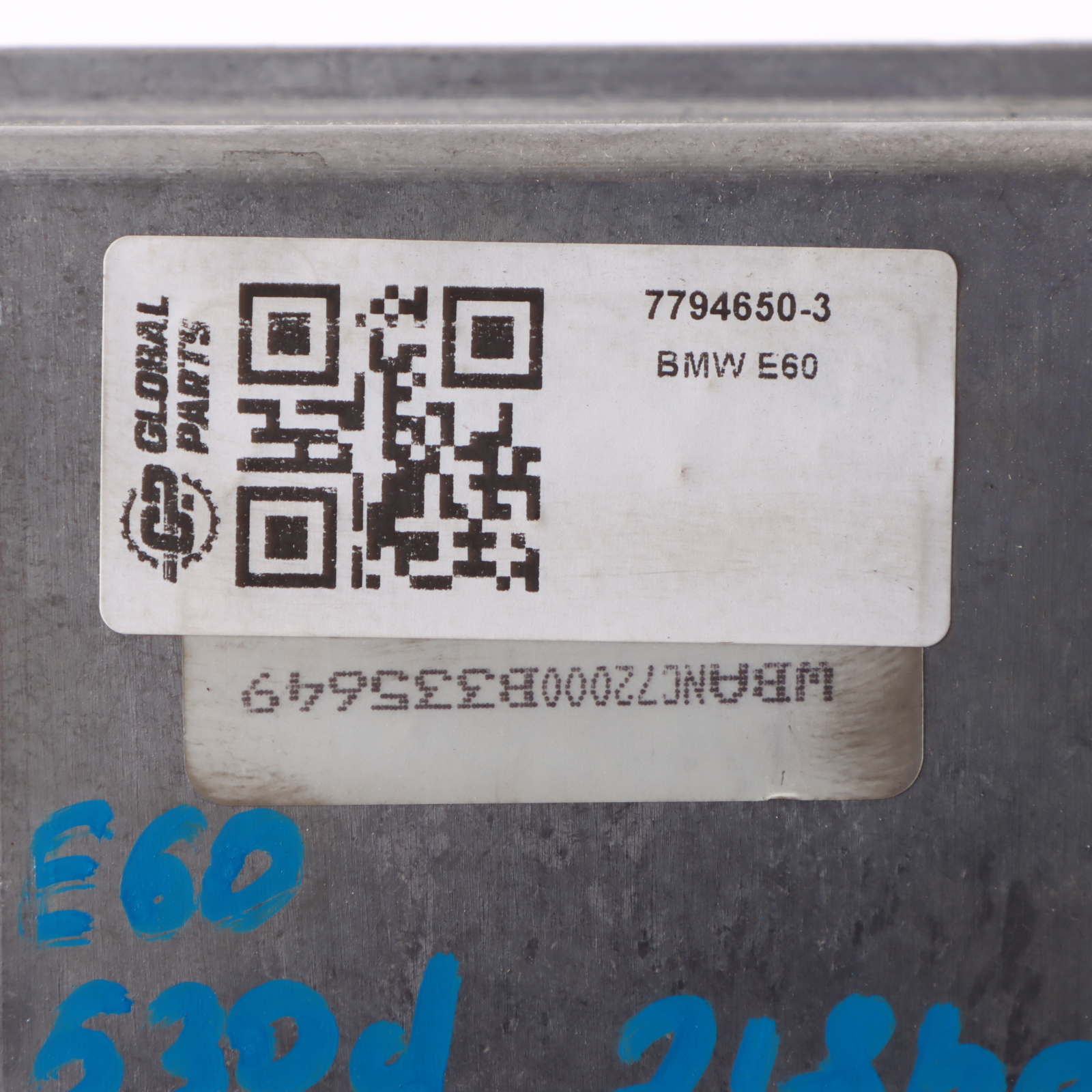 BMW E60 E61 530d Diesel M57N 218HP Engine Control Unit ECU DDE 7794650 Automatic