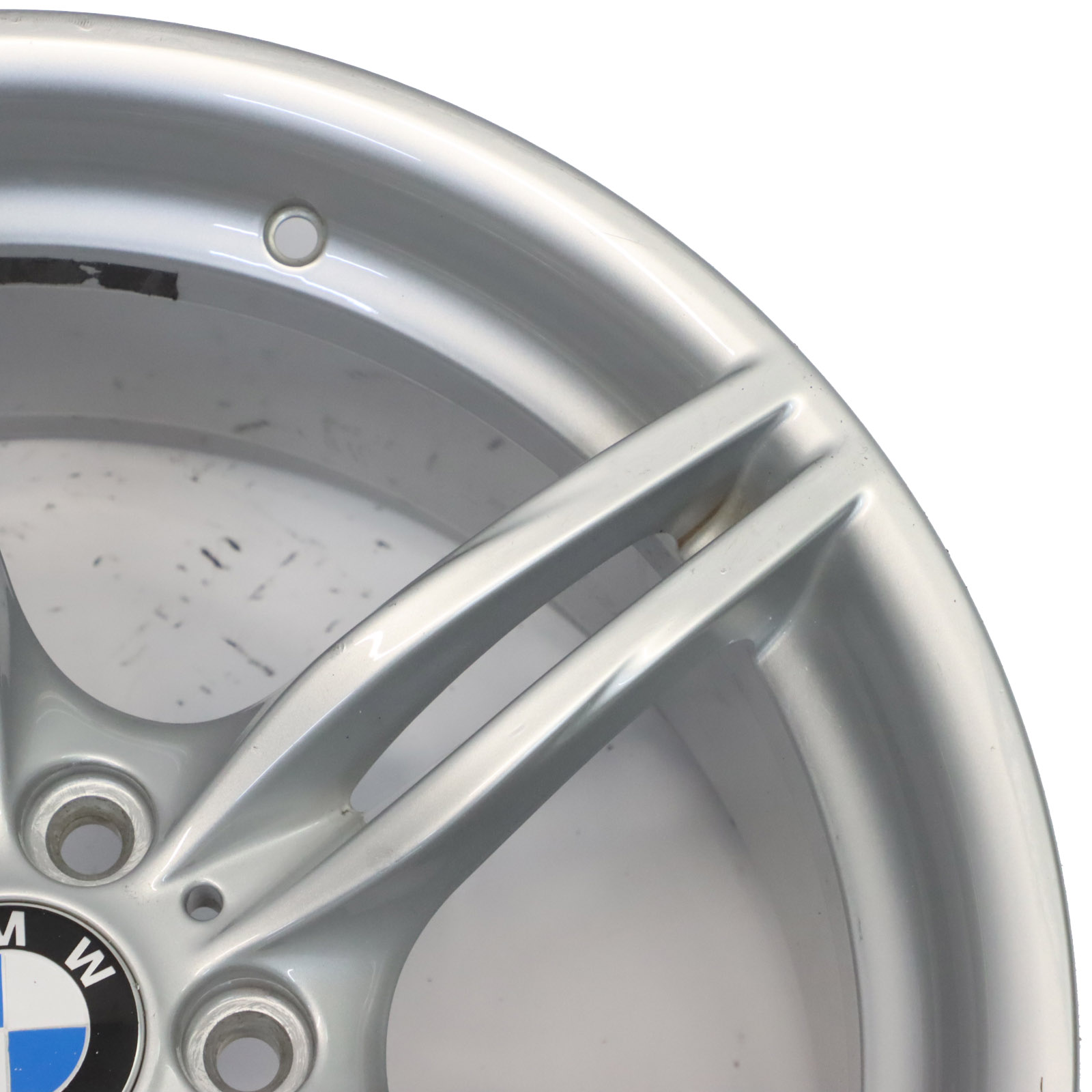 BMW Z4 E89 Rear Silver Alloy Wheel Rim 19" 9J ET:40 M double spoke 326 7842136