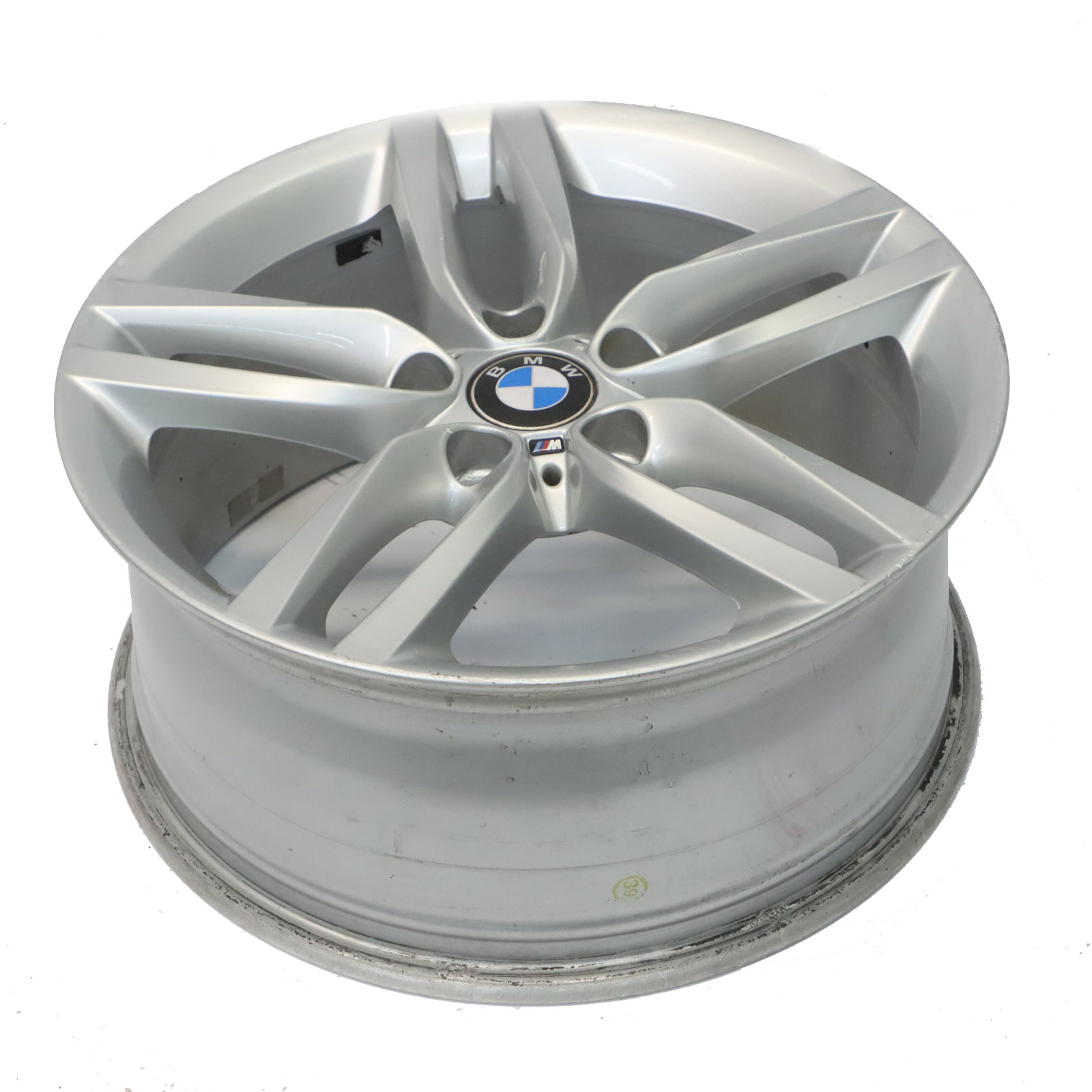 BMW F20 F21 Rear Silver Alloy Wheel Rim 18" ET:52 8J M Double Spoke 461 7846785