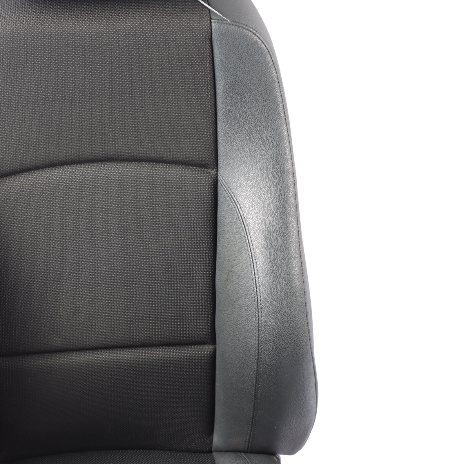 Front Seat BMW E81 E82 M Sport Right O/S Side Black Cloth / Imitation Leather