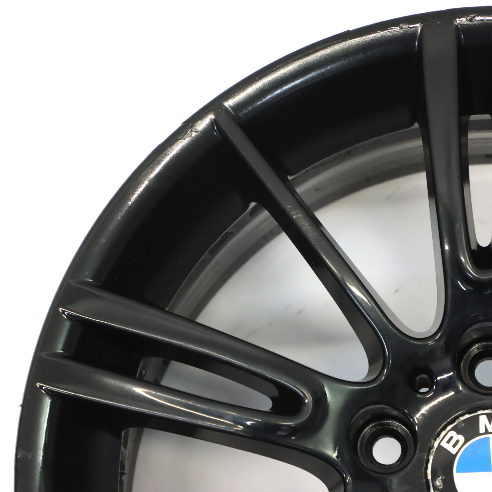 BMW E90 E92 Black Front Alloy Wheel Rim 18" 8J M Spider Spoke 193 8036933