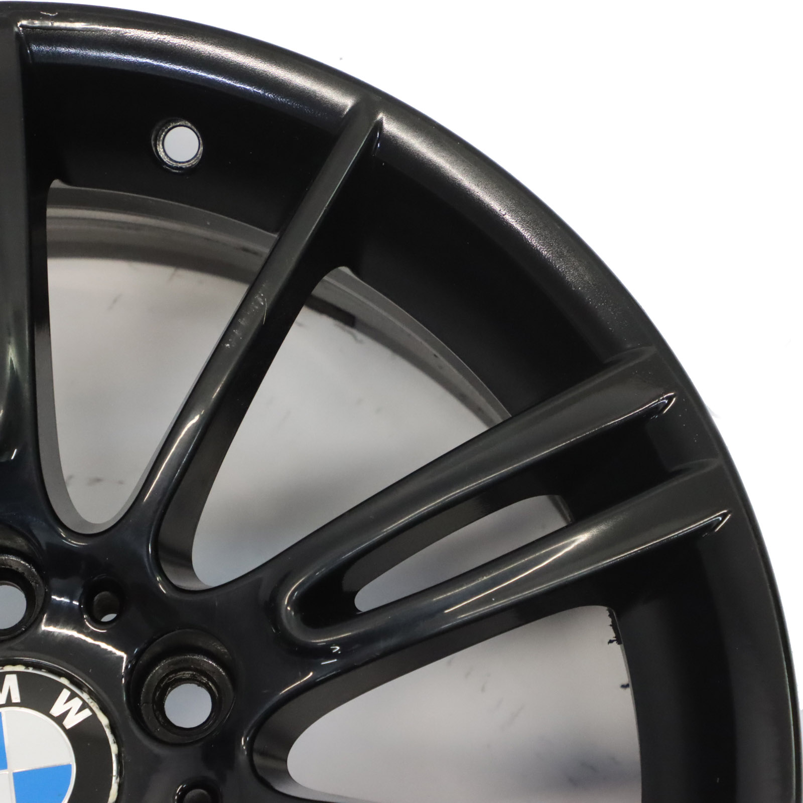 BMW E90 E92 Black Front Alloy Wheel Rim 18" 8J M Spider Spoke 193 8036933