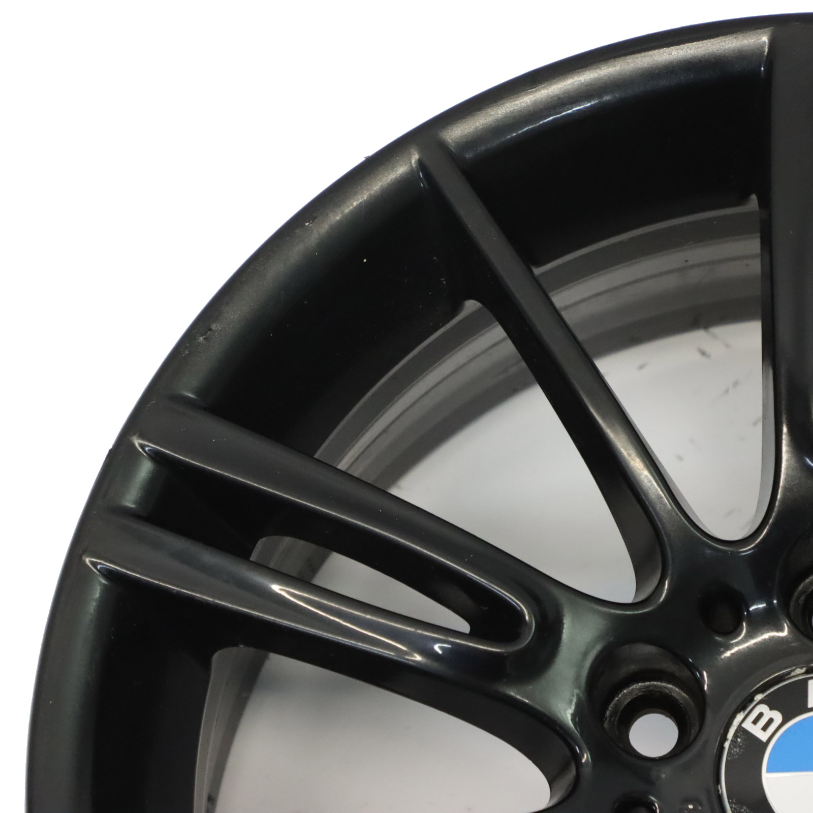 BMW E90 E91 E92 E93 Black Front Alloy Wheel Rim 18" 8J ET:34 M Spider Spoke 193