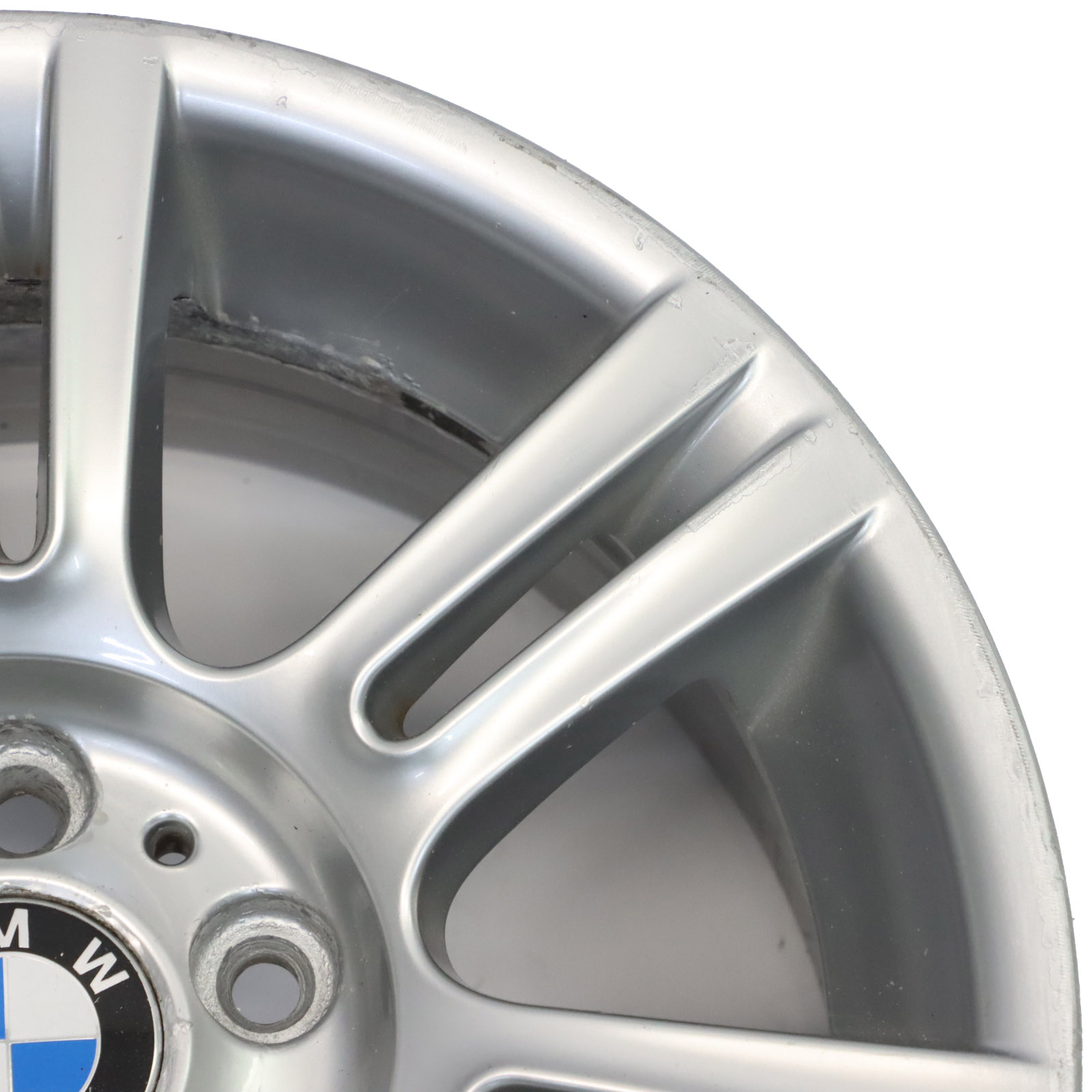 Wheel Rim BMW E90 E91 E92 E93 Silver Alloy M Double Spoke 194 17" ET:34 8J