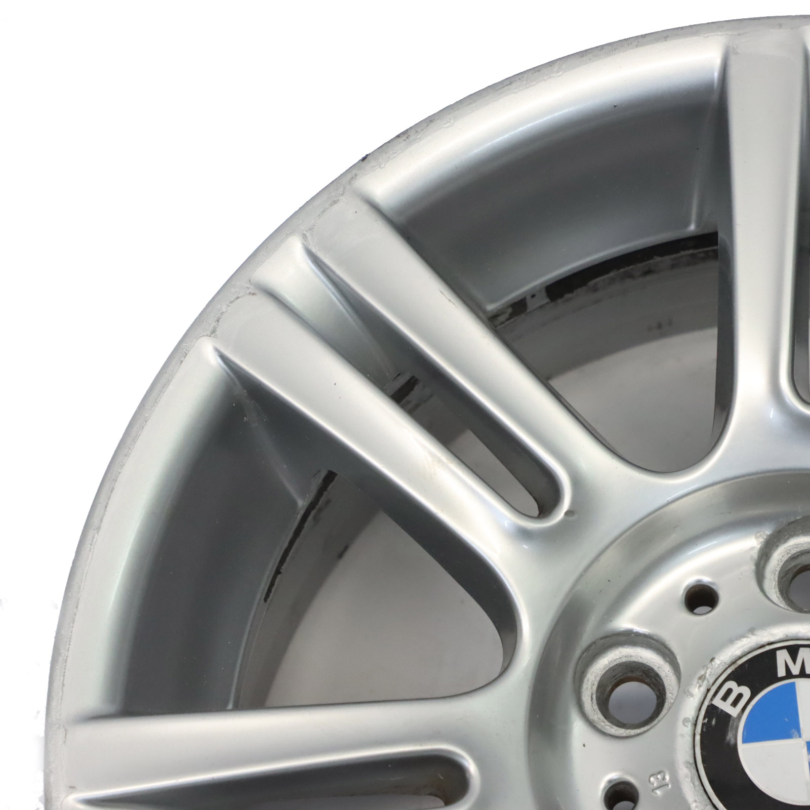 BMW 3 Series E90 E91 E92 Silver Wheel Alloy Rim M Double Spoke 194 17" ET:34 8J