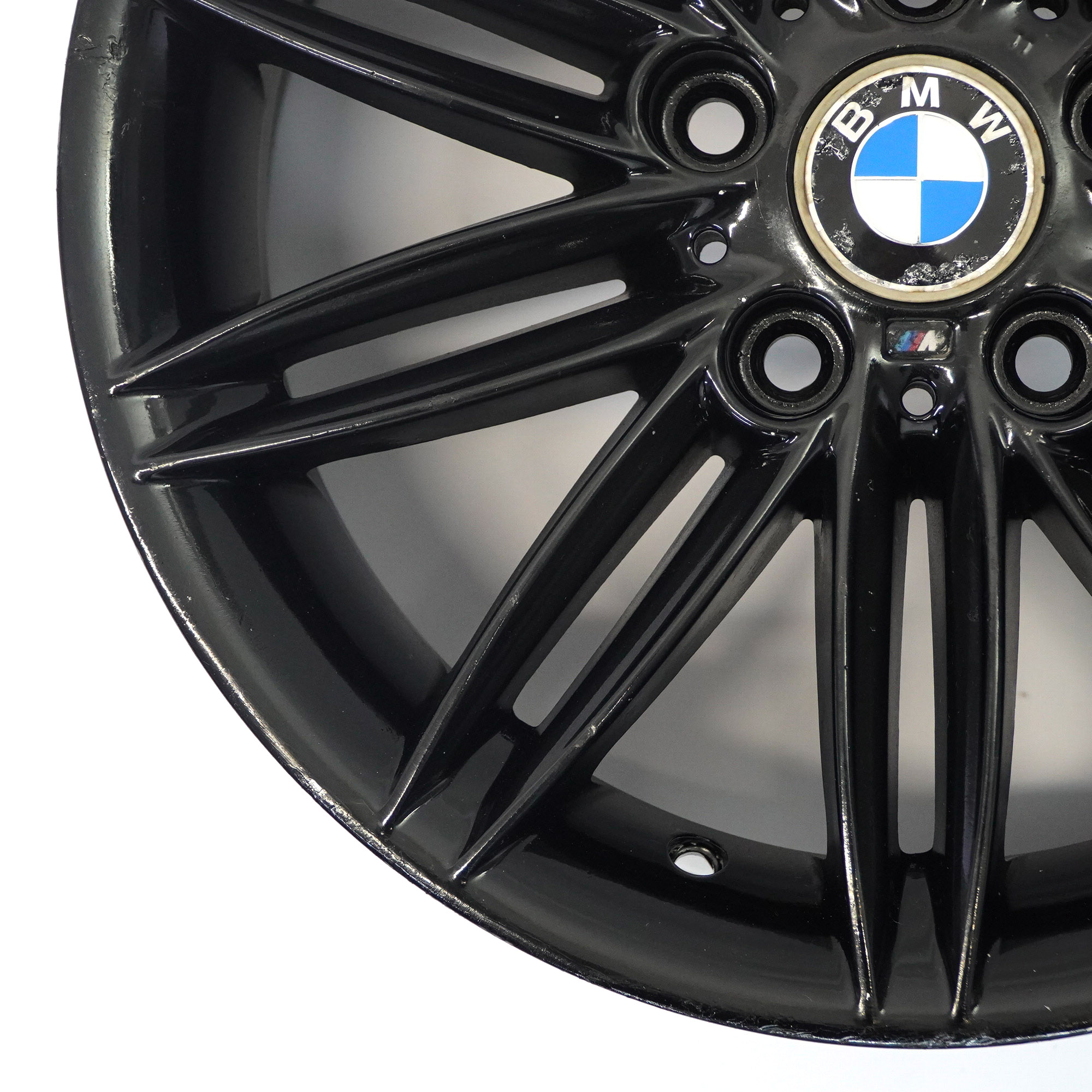 BMW E81 E87 E88 Rear Wheel Alloy Rim 17" 7,5J ET:47 M Double Spoke 207 8036938