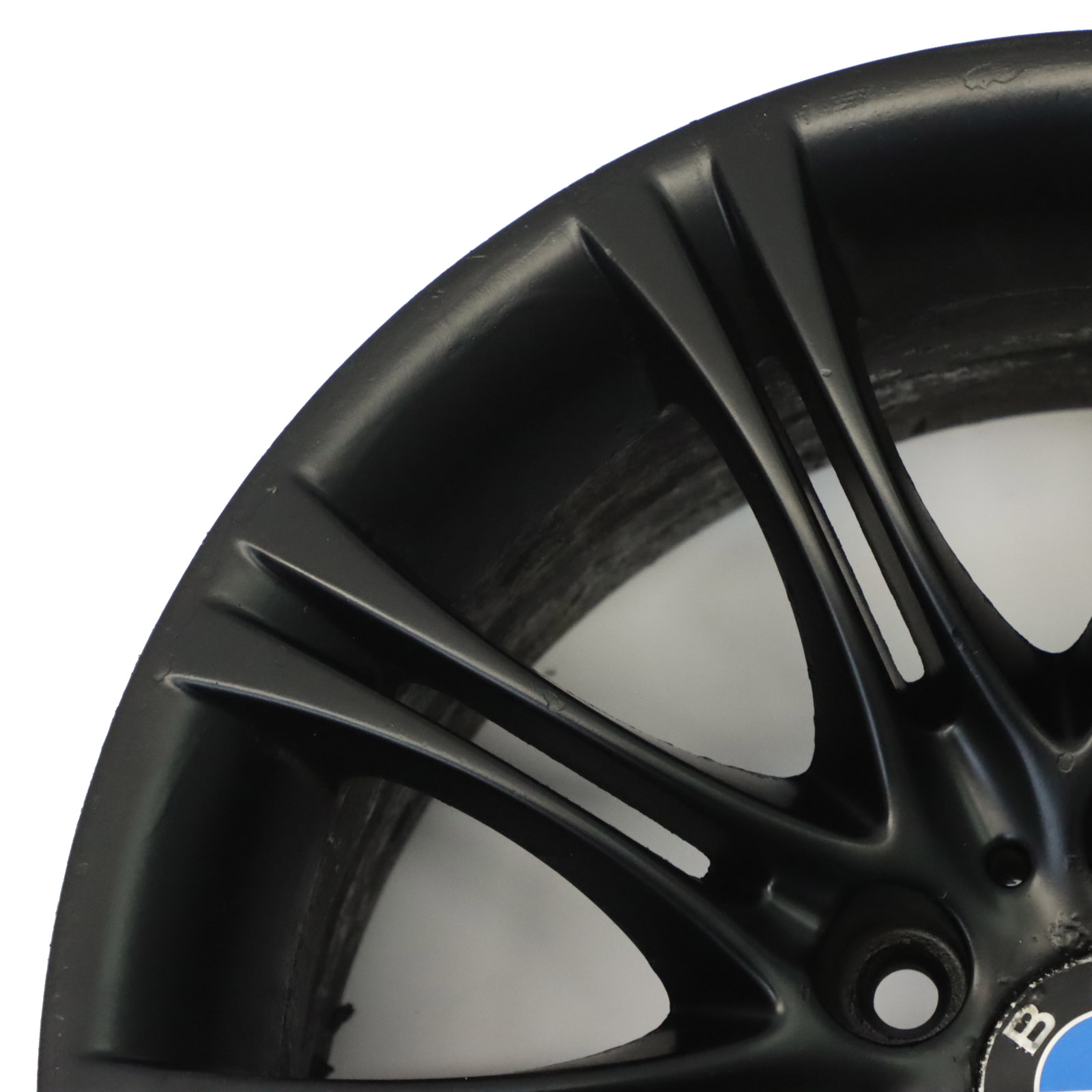 BMW E60 E61 Black Alloy Wheel Rim 18" 8J ET:20 M Double Spoke 135