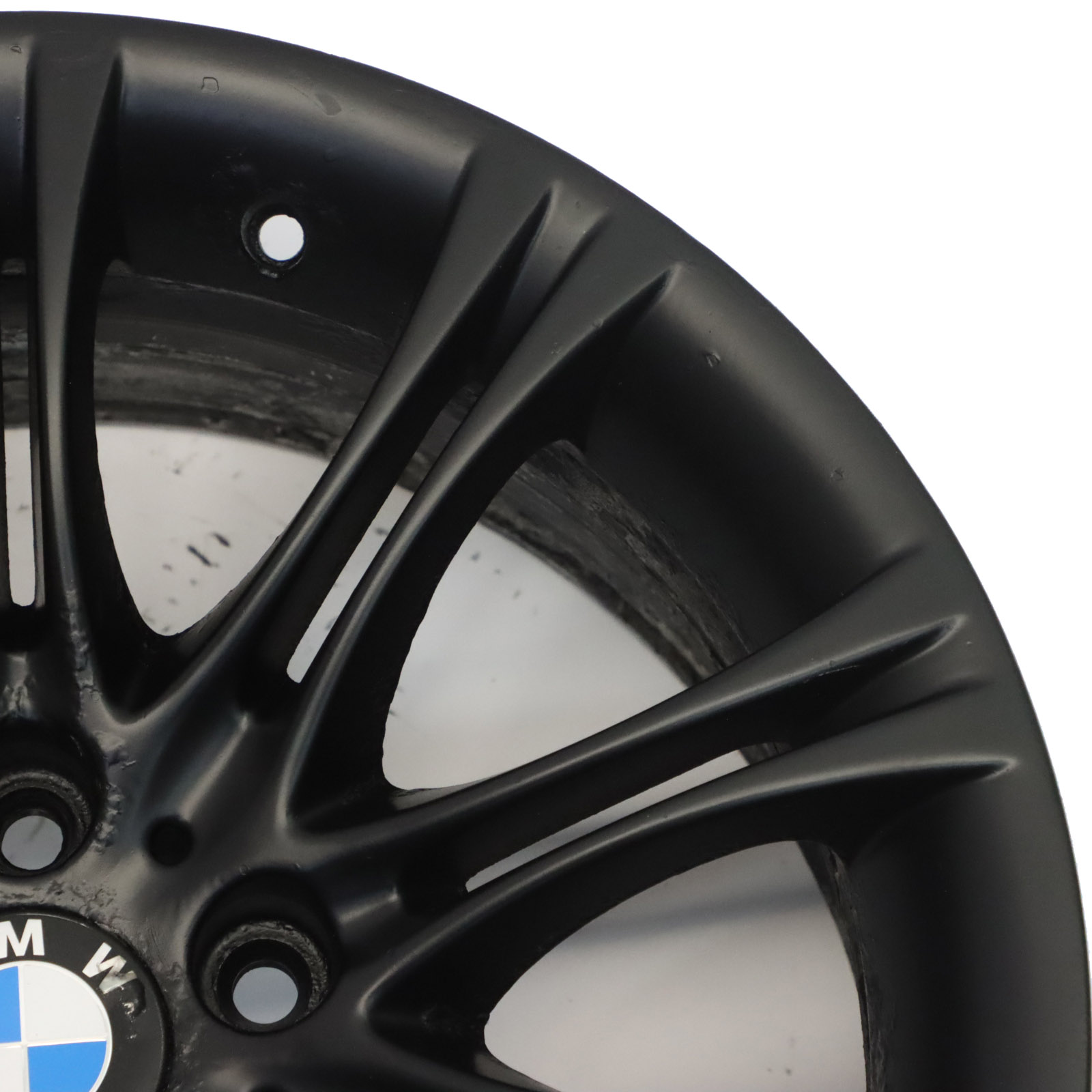 BMW E60 E61 Black Alloy Wheel Rim 18" 8J ET:20 M Double Spoke 135 8036947