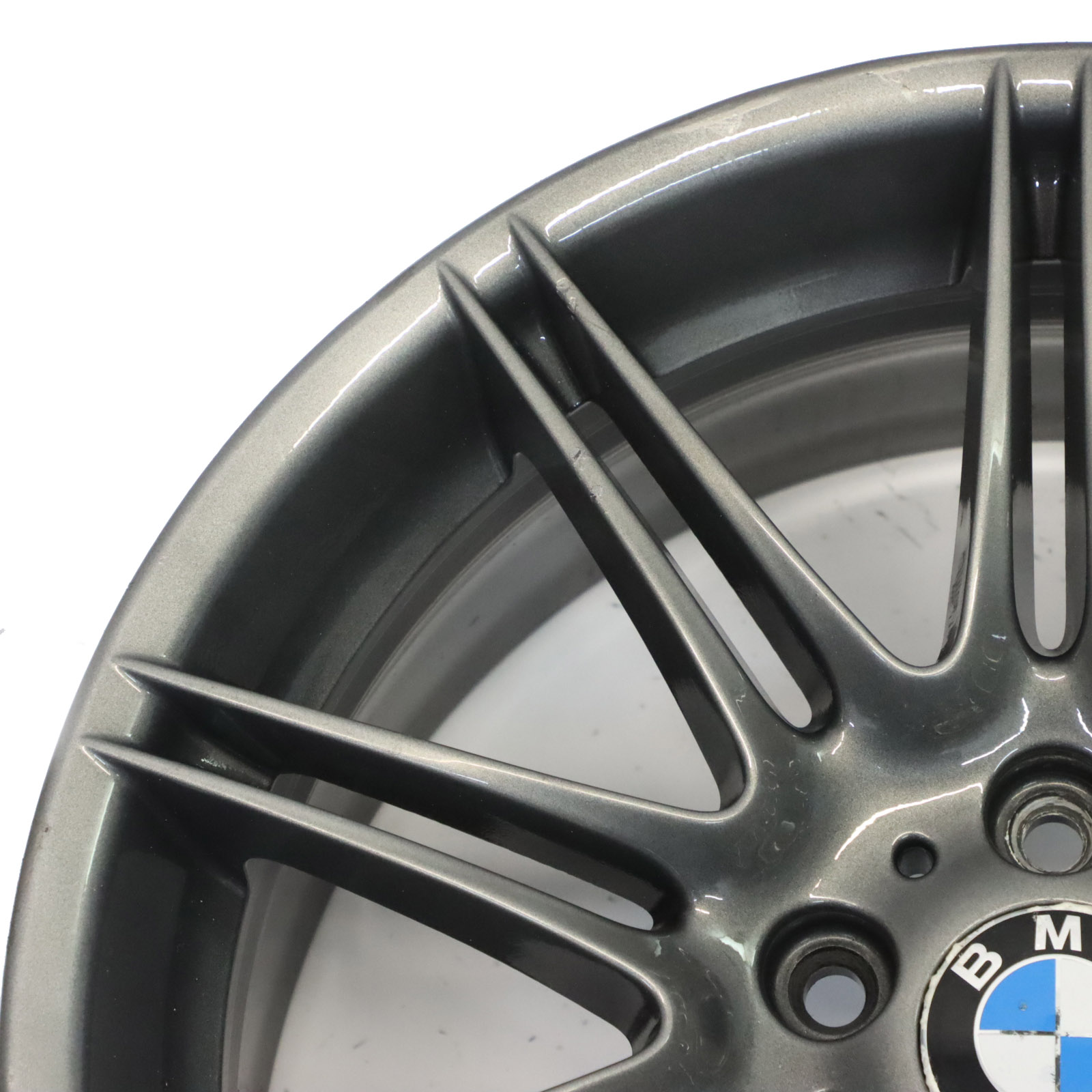 BMW E90 E91 Grey Front Wheel Alloy Rim 19" M Double Spoke 225 8J ET:37 8037141