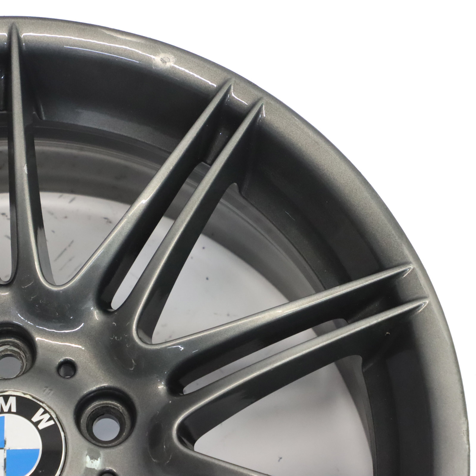 BMW E90 E91 Grey Front Wheel Alloy Rim 19" M Double Spoke 225 8J ET:37 8037141