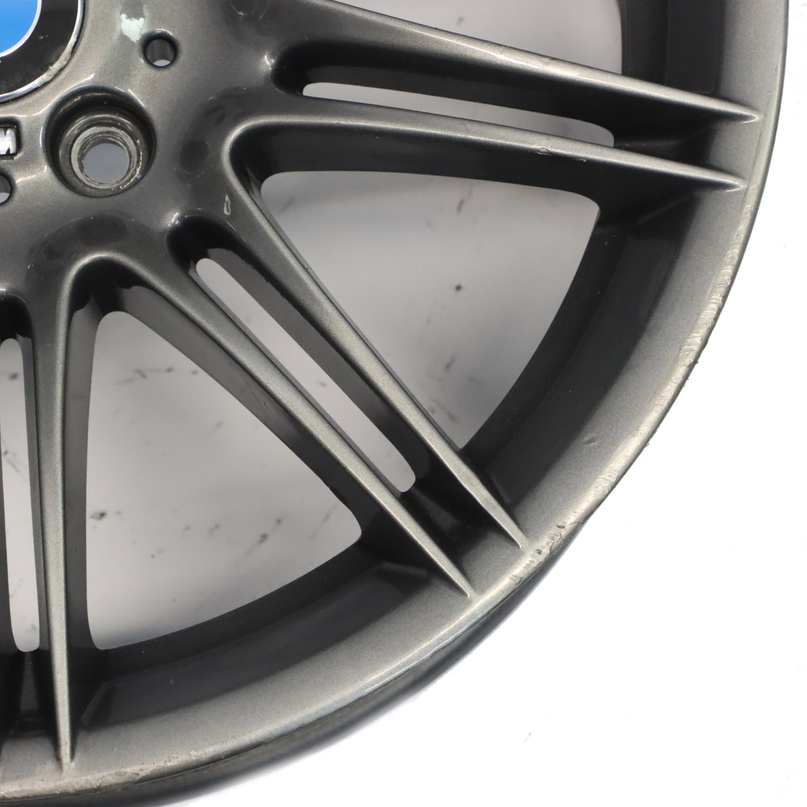 BMW E90 E91 Grey Front Wheel Alloy Rim 19" M Double Spoke 225 8J ET:37 8037141