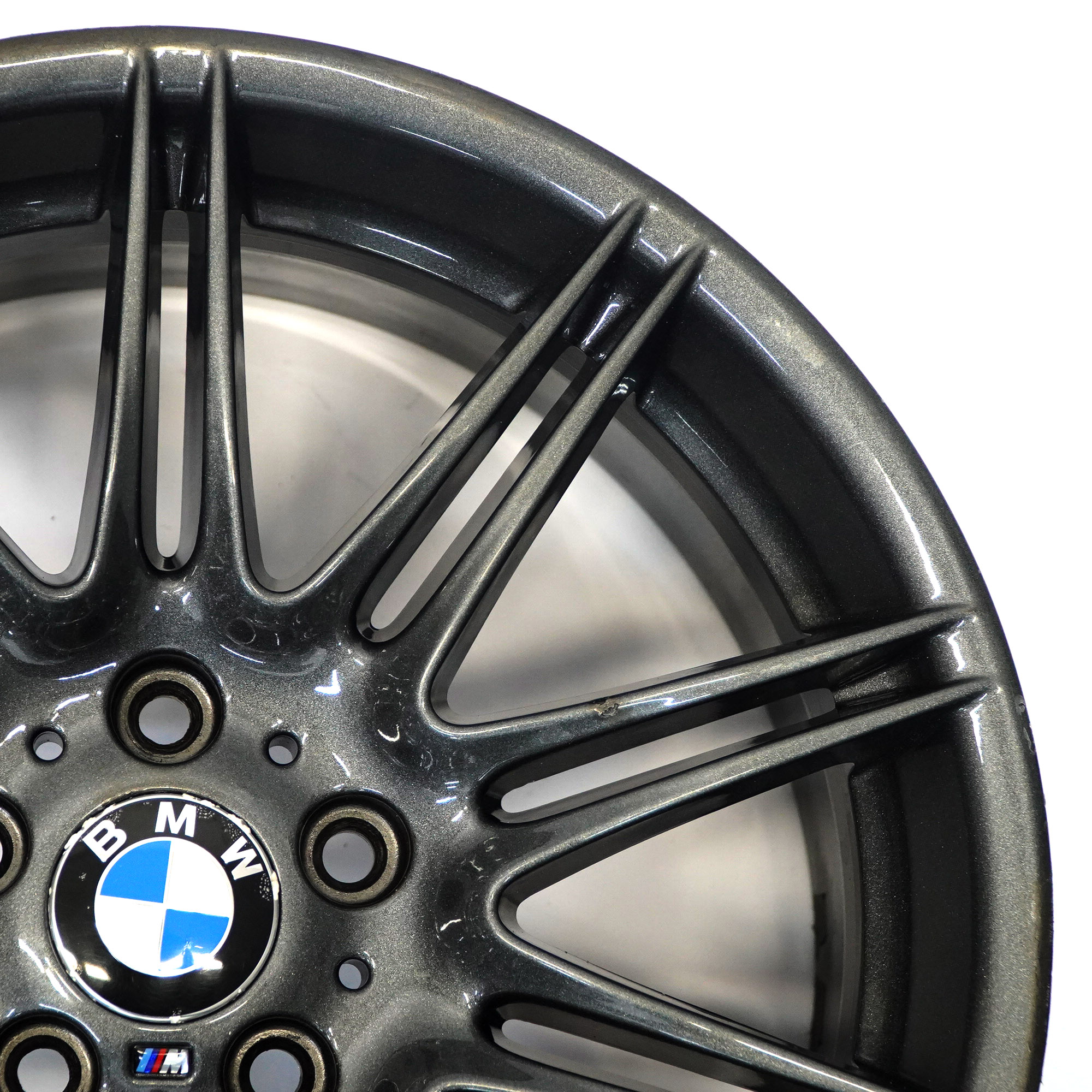 BMW E90 E91 Grey Front Wheel Alloy Rim 19" M Double Spoke 225 8J ET:37 8037141