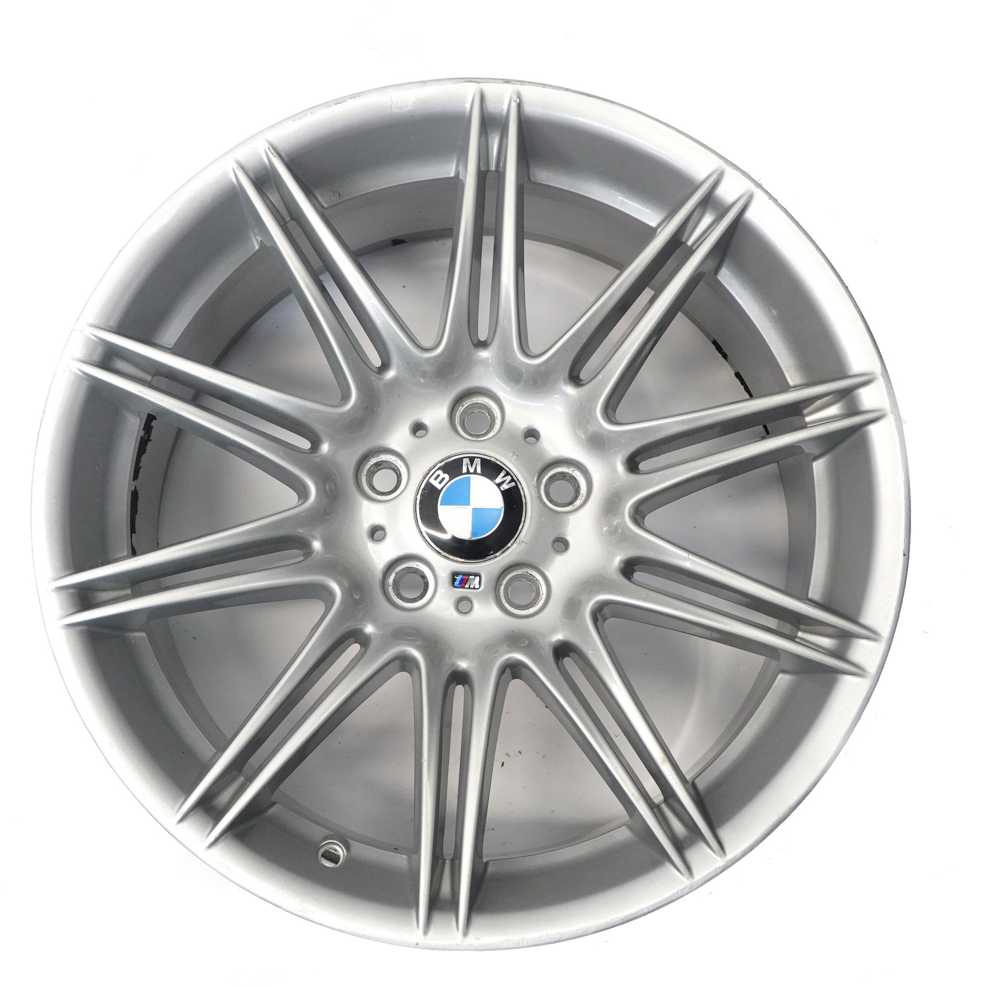 MW E90 E91 E92 E93 Silver Rear Wheel Alloy Rim 19" 9J ET:39 M Double Spoke 225