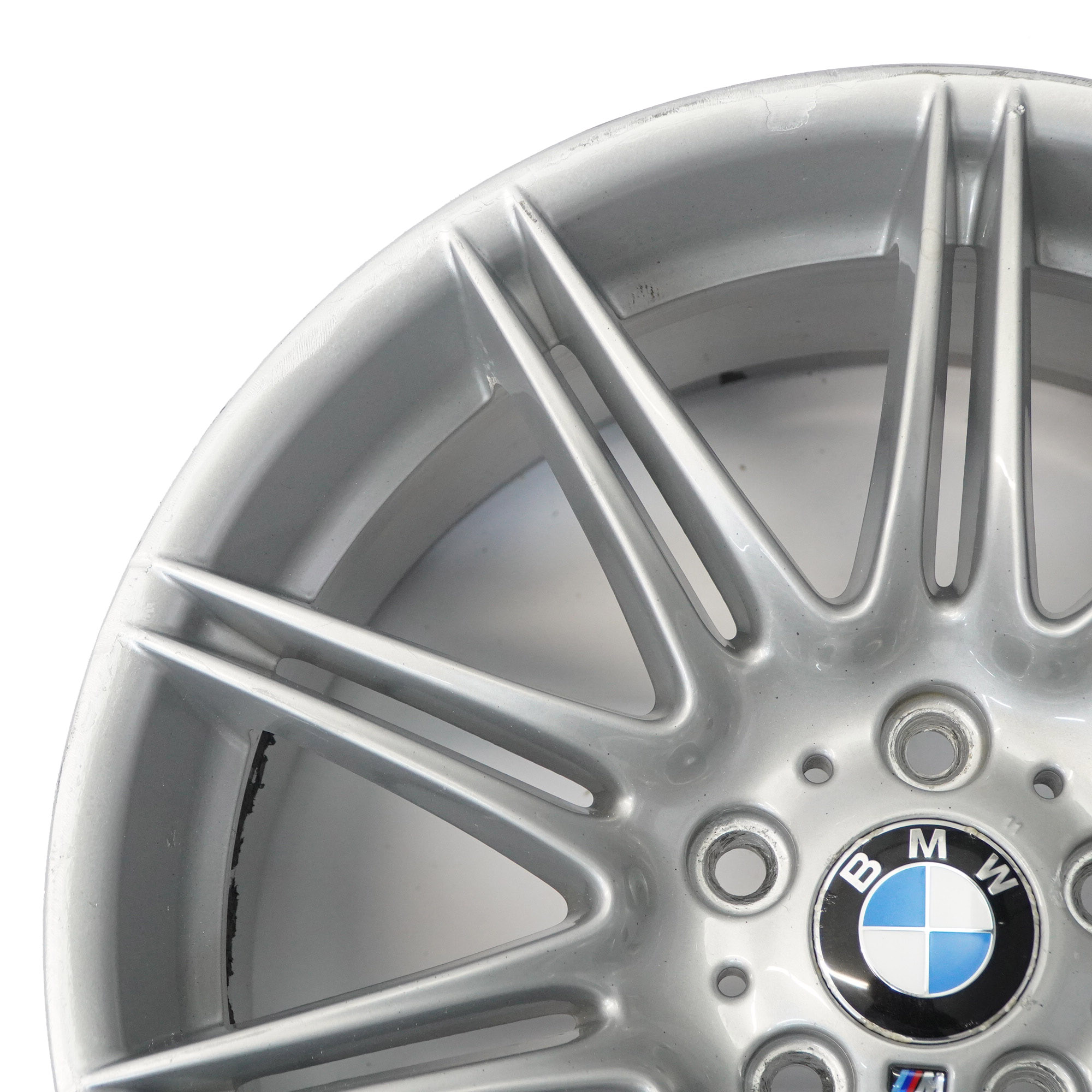 MW E90 E91 E92 E93 Silver Rear Wheel Alloy Rim 19" 9J ET:39 M Double Spoke 225