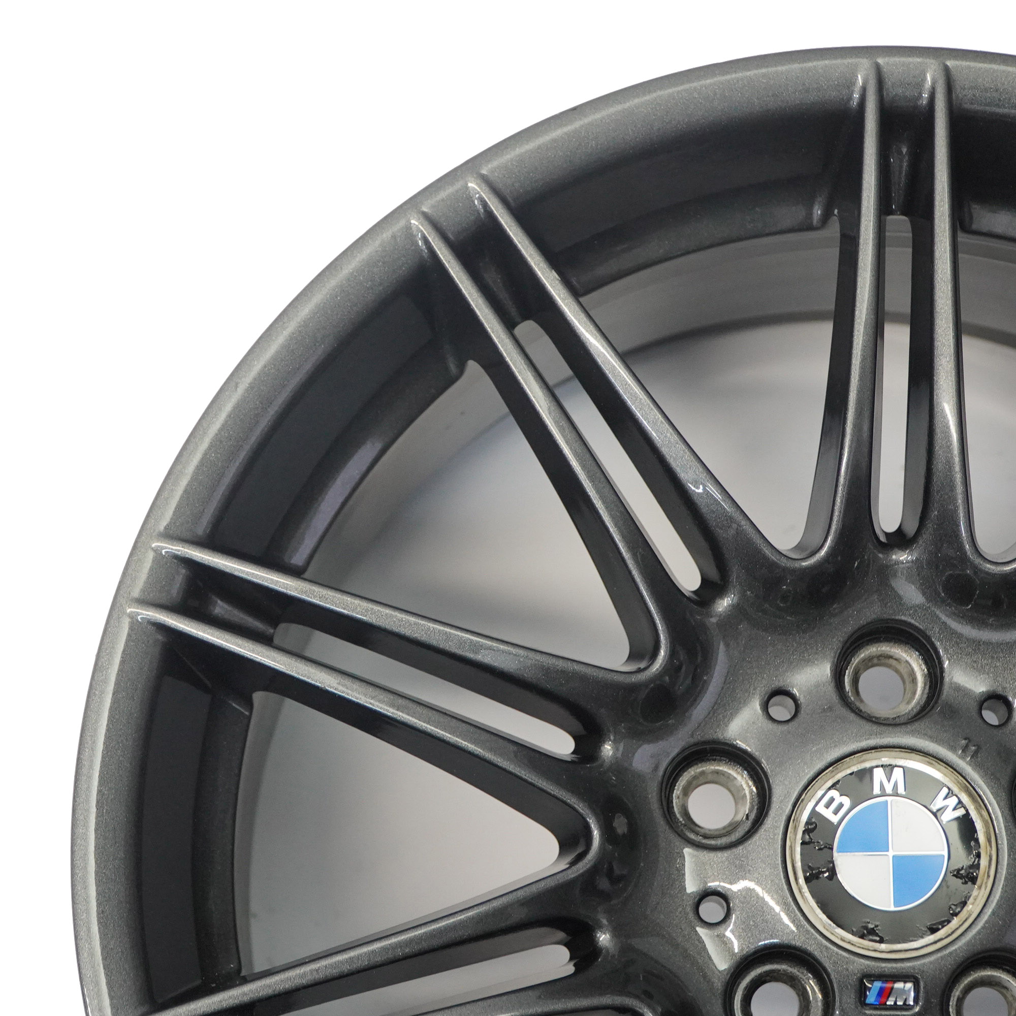 BMW E90 E92 Grey Rear Wheel Alloy Rim 19" M Double Spoke 225 9J 8037142