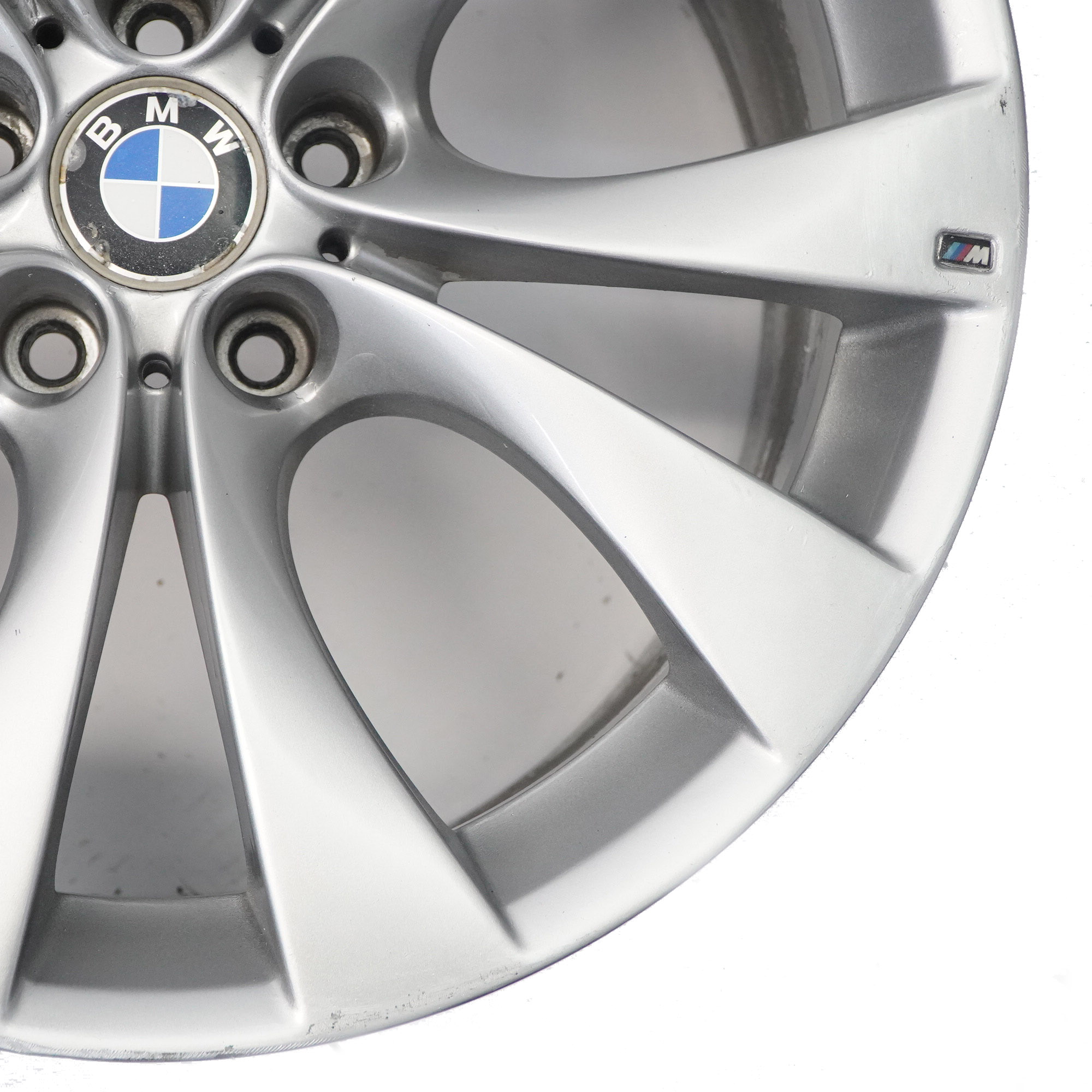 BMW X5 E70 Silver Rear Wheel Alloy Rim 20" M V-spoke 227 ET:35 11J 8037350