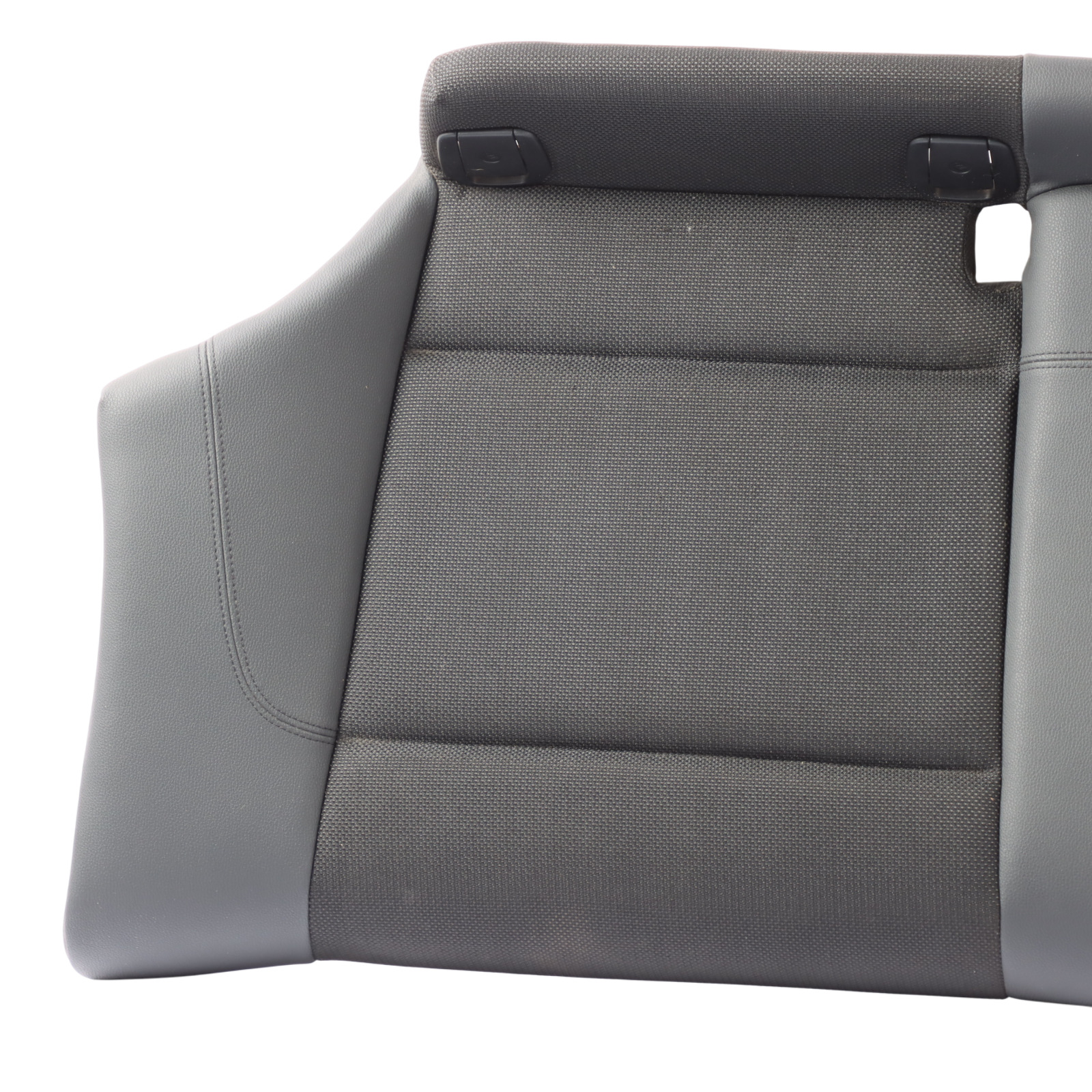 BMW E81 E82 Rear Seat Bench Couch Cloth Half Leather Sensatec Flashpoint Black