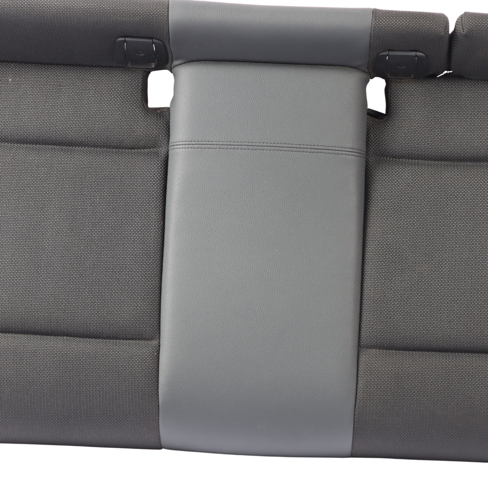 BMW E81 E82 Rear Seat Bench Couch Cloth Half Leather Sensatec Flashpoint Black