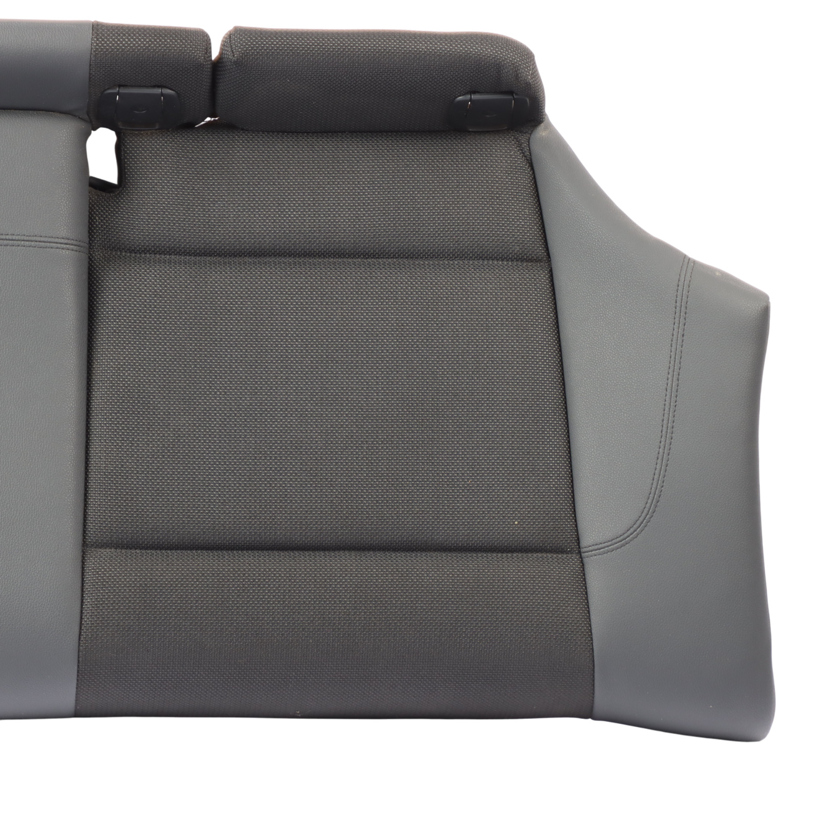 BMW E81 E82 Rear Seat Bench Couch Cloth Half Leather Sensatec Flashpoint Black