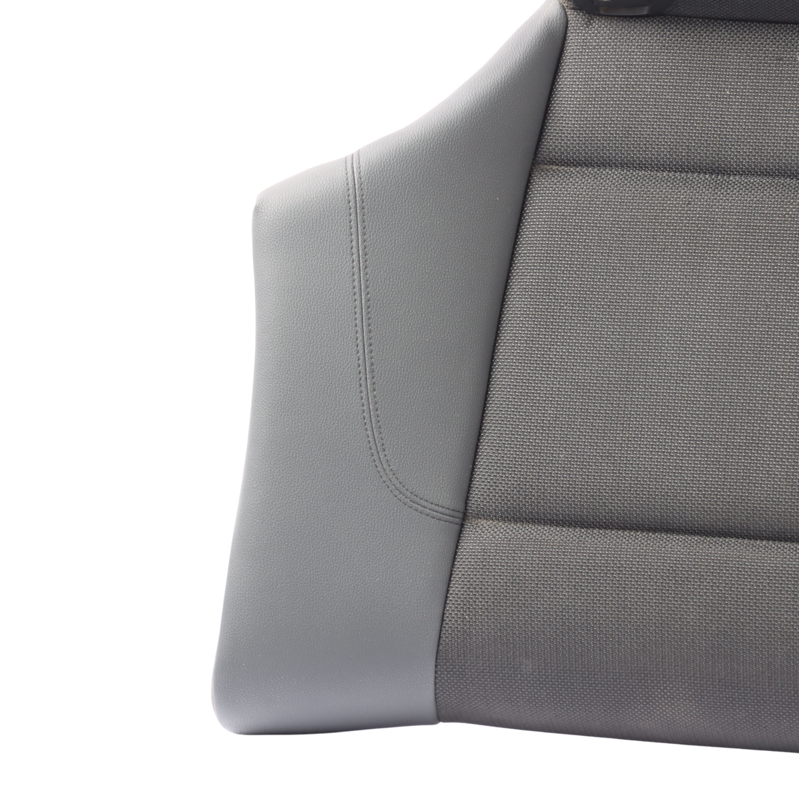 BMW E81 E82 Rear Seat Bench Couch Cloth Half Leather Sensatec Flashpoint Black